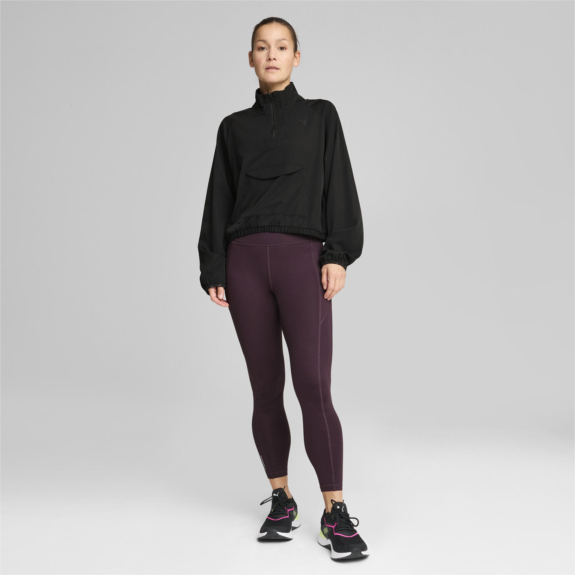 PUMA Trainingsjacke »HYPERNATURAL Gewebte Jacke mit halbem Reißverschluss Damen«