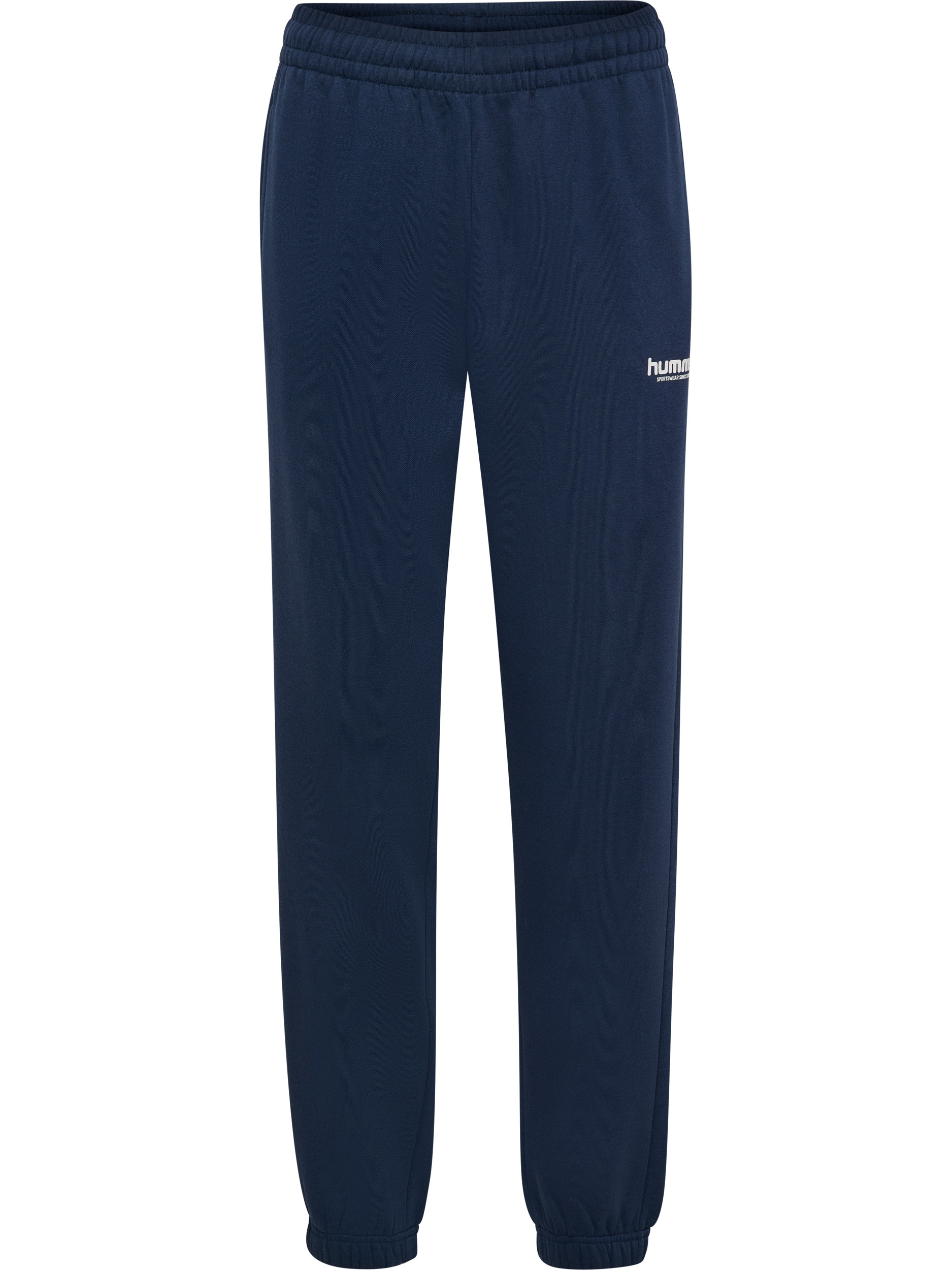 hummel Sweathose "hmlLEGACY 2.0 W SWEATPANTS" angeraute Sweatware, aus Baumwolle und Polyester, mit elastischem Bund