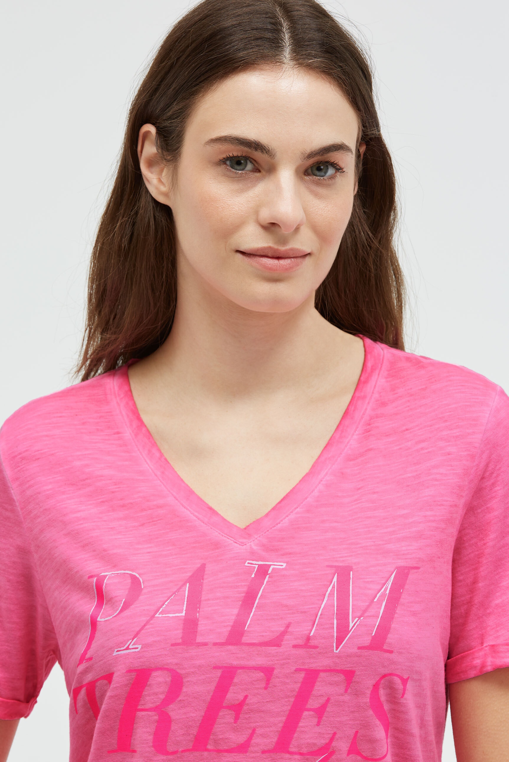 SOCCX V-Shirt aus Baumwolle