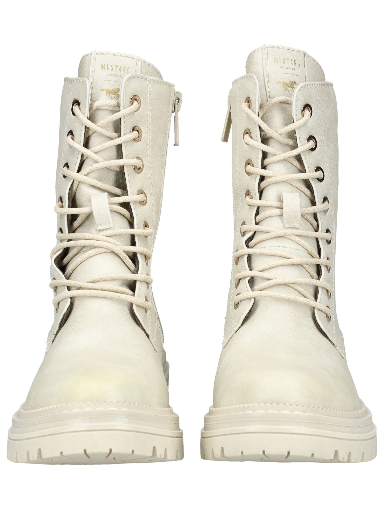 Mustang Shoes Schnürstiefelette »Mustang Shoes Stiefelette Lederimitat«