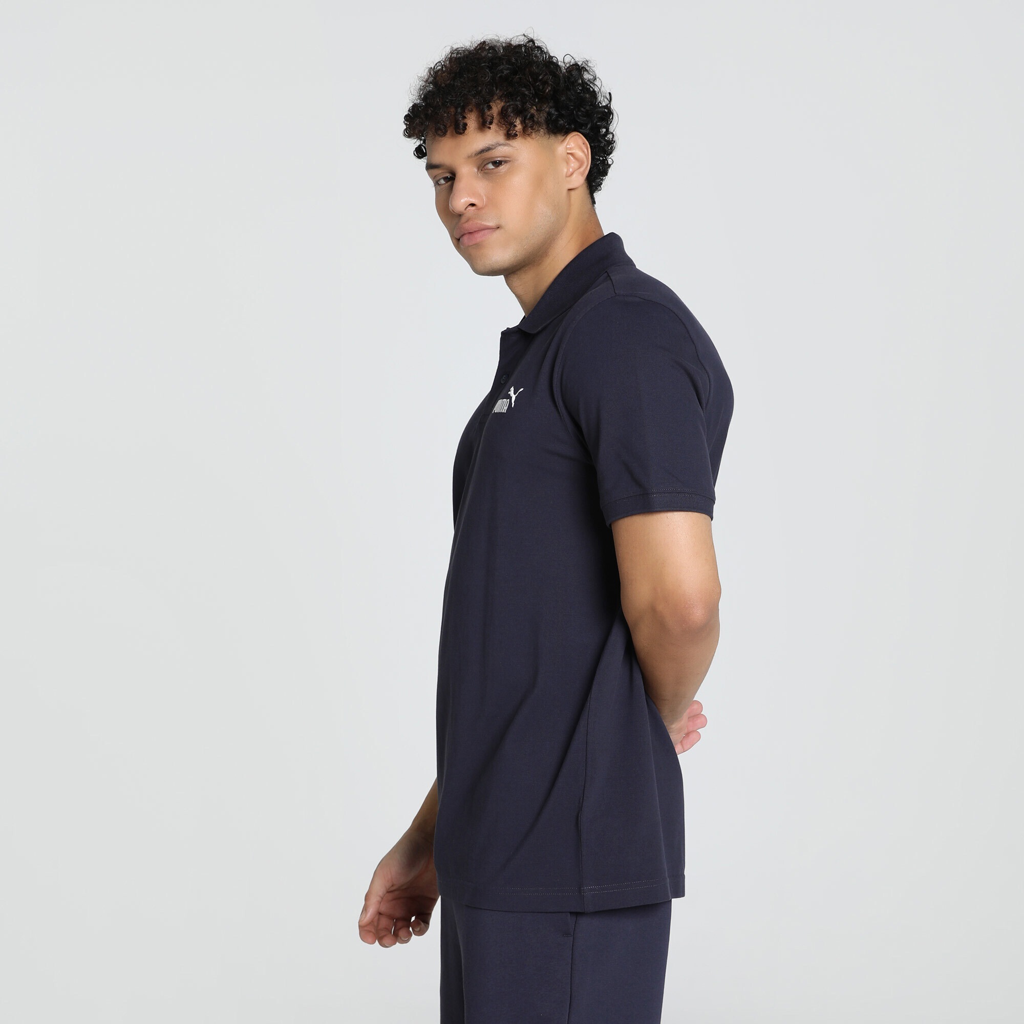 Thumbnail - PUMA Poloshirt "Essentials No. 1 Logo Pique-Poloshirt Herren"