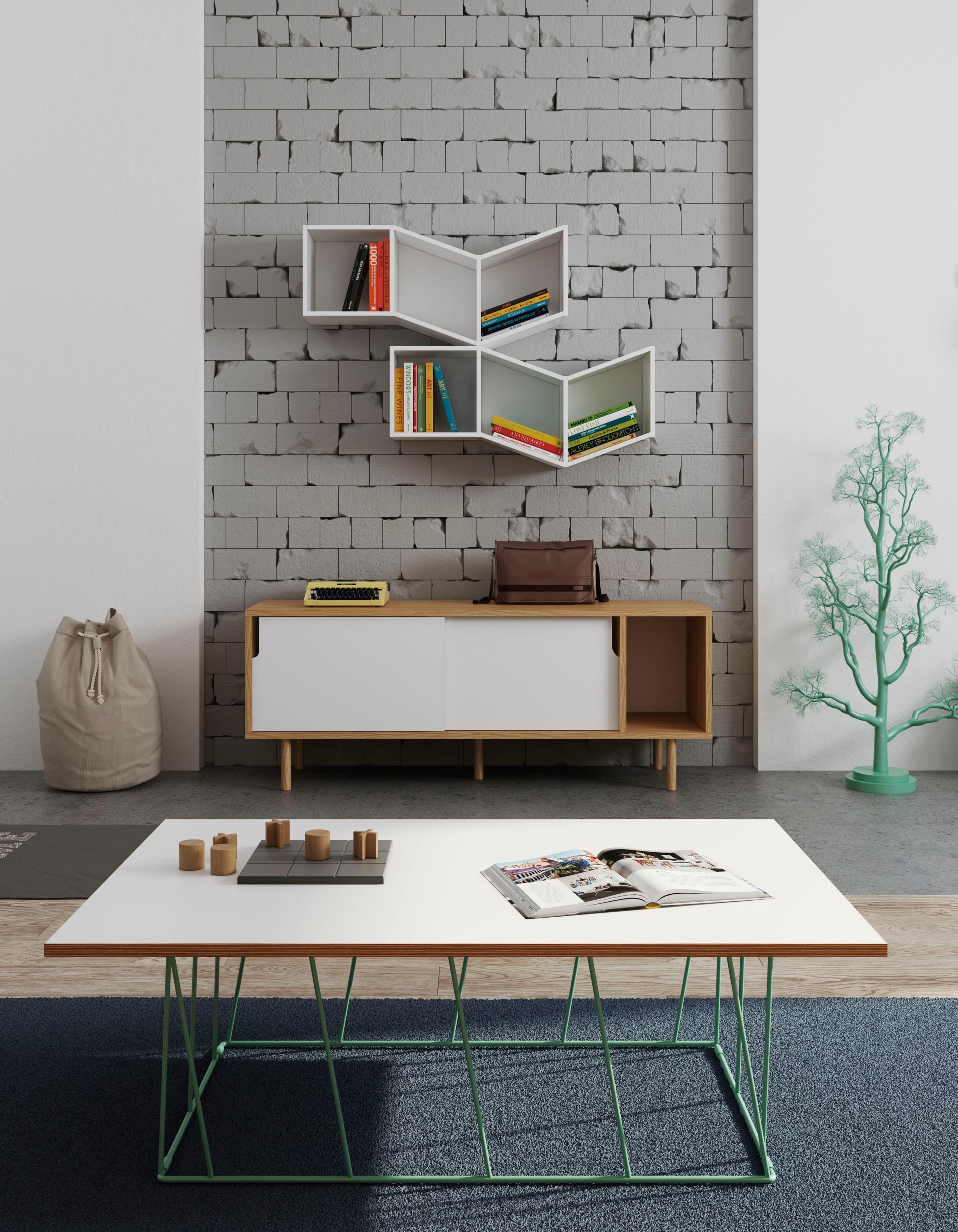 TemaHome Sideboard Dann, mit Schiebetüren, Breite 165 cm