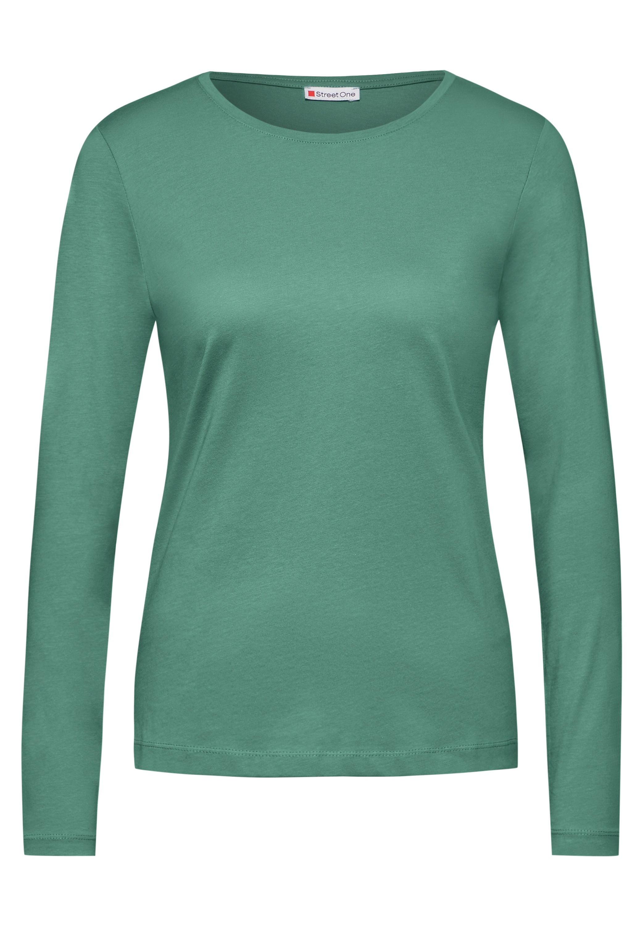STREET ONE Langarmshirt, aus reiner Baumwolle