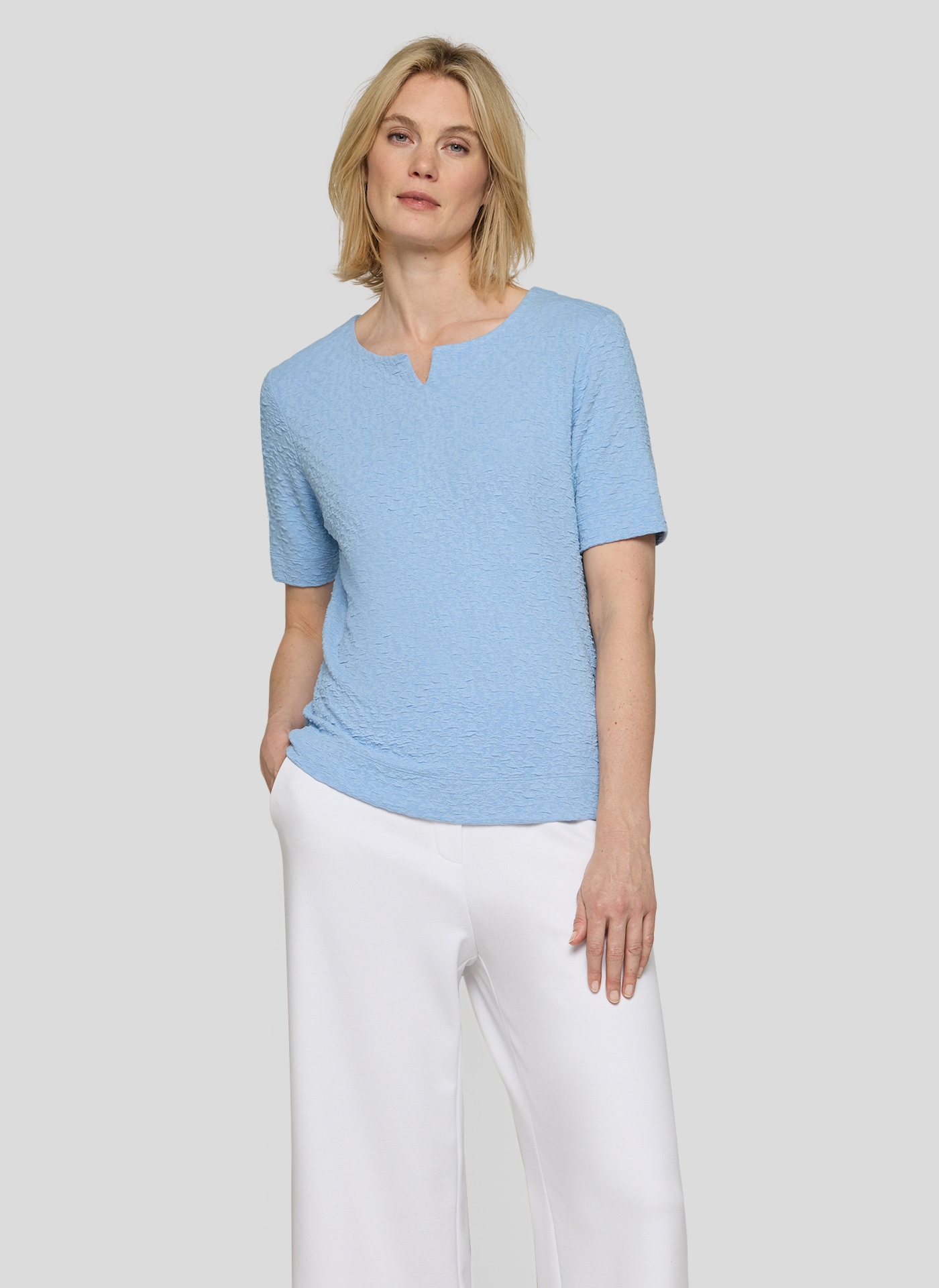 Rabe T-Shirt im Crinkle-Look günstig online kaufen