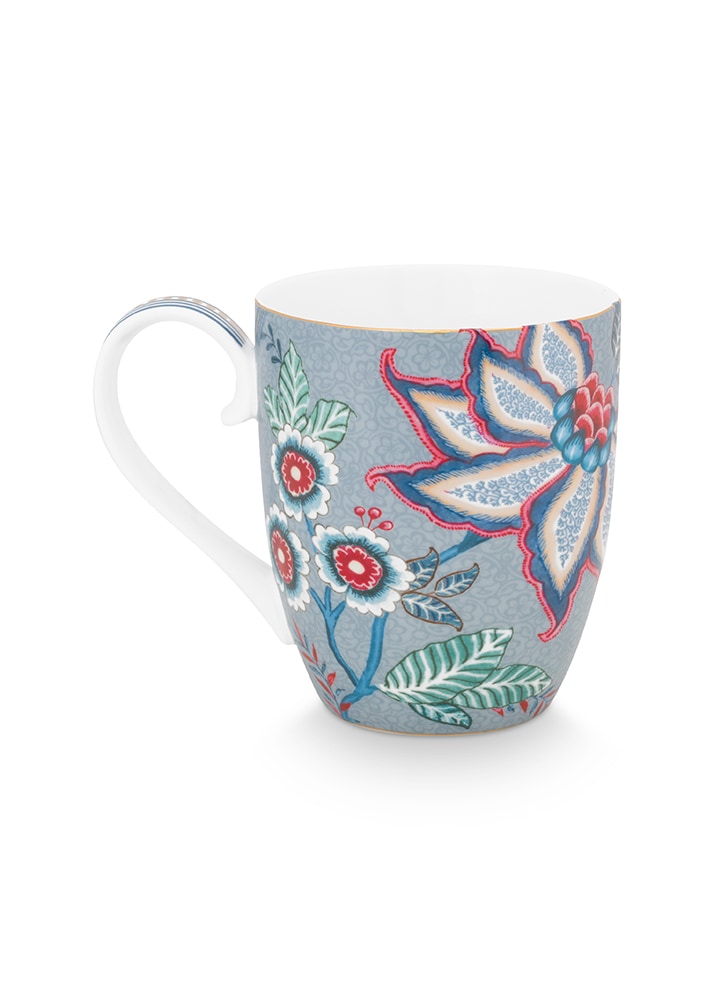 PiP Studio Becher »Flower Festival«, (Set, 4 tlg.), Kaffeetassen im 4er Set, Blumenfest, 450 ml