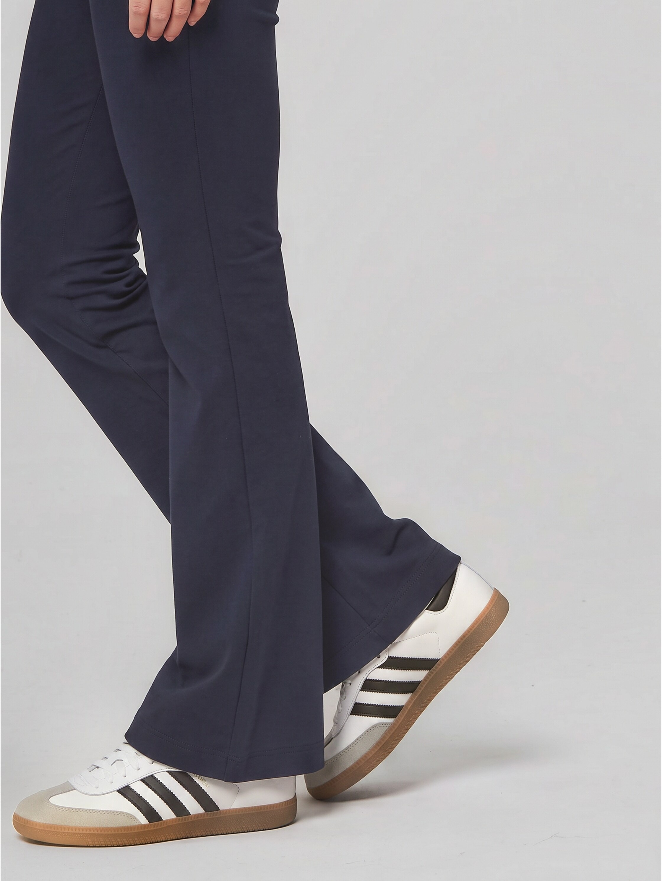 TOM TAILOR Leggings  aus elastischer Baumwollmischung, mit Markenlabel