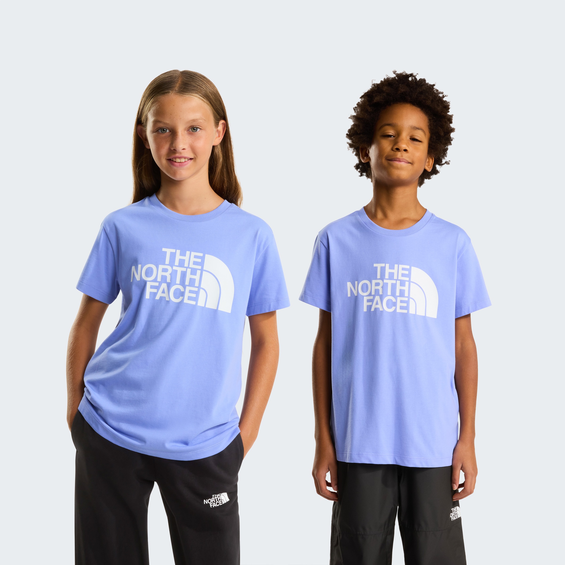 The North Face T-Shirt "TEEN EASY REGULAR SS TEE" für Jugendliche, Kurzarm, Rundhalsausschnitt, ohne Verschluss