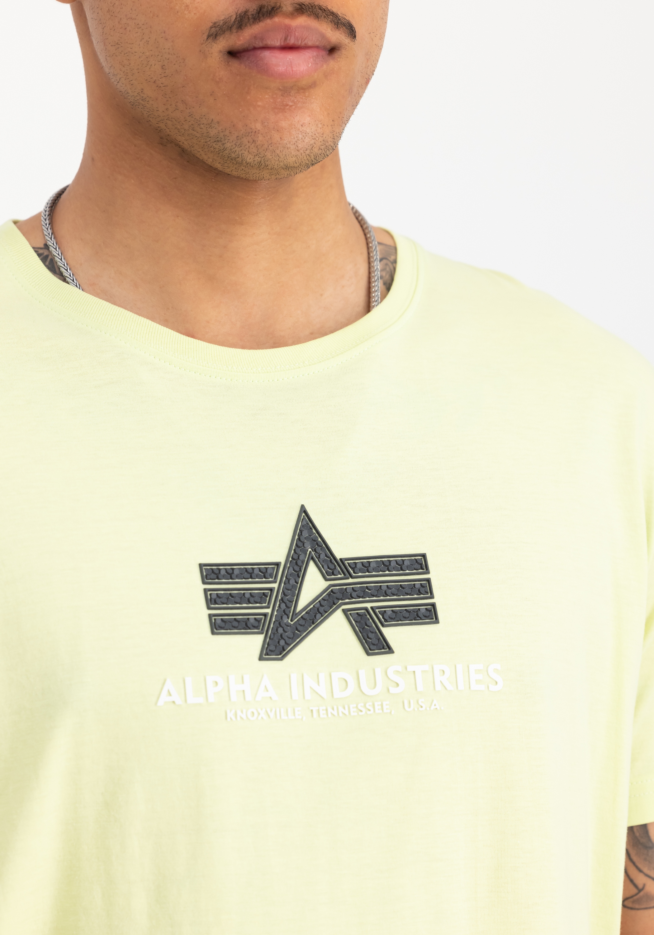 Alpha Industries T-Shirt »Basic T-Shirt BL Rubber T-Shirt«