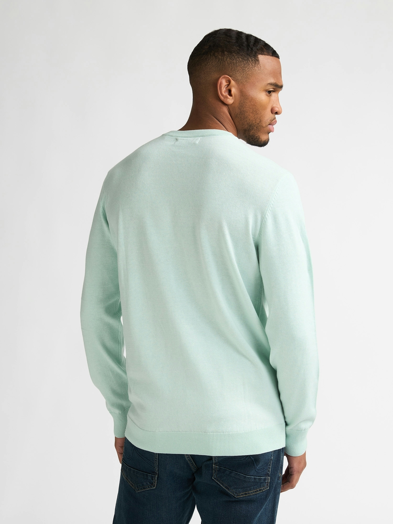 Petrol Industries V-Ausschnitt-Pullover »V-Neck Basi« Materialmix mit Baumwollanteil