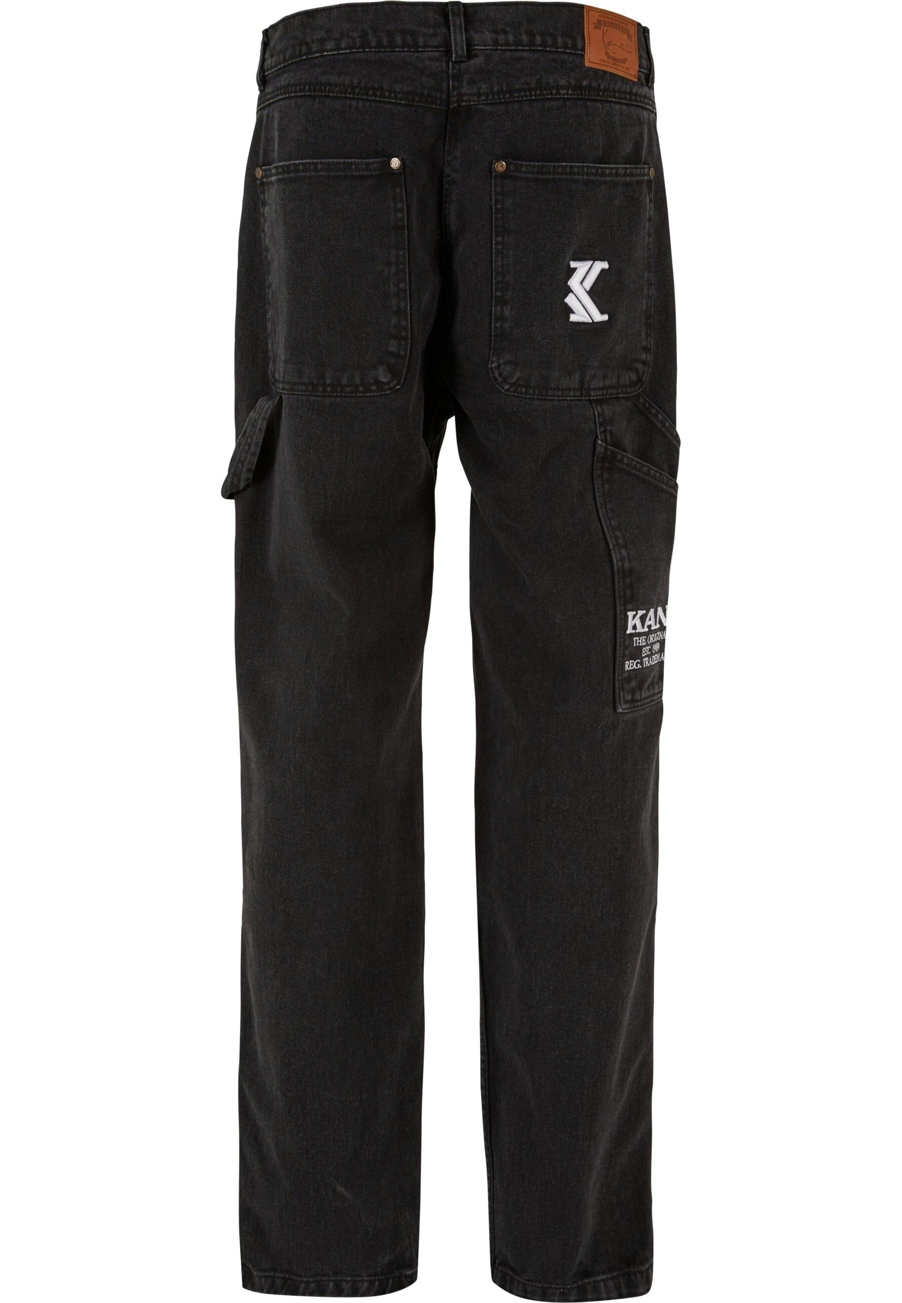 Karl Kani Bequeme Jeans »Karl Kani Herren KK Retro Baggy Workwear Knee Cut Denim«, (1 tlg.)