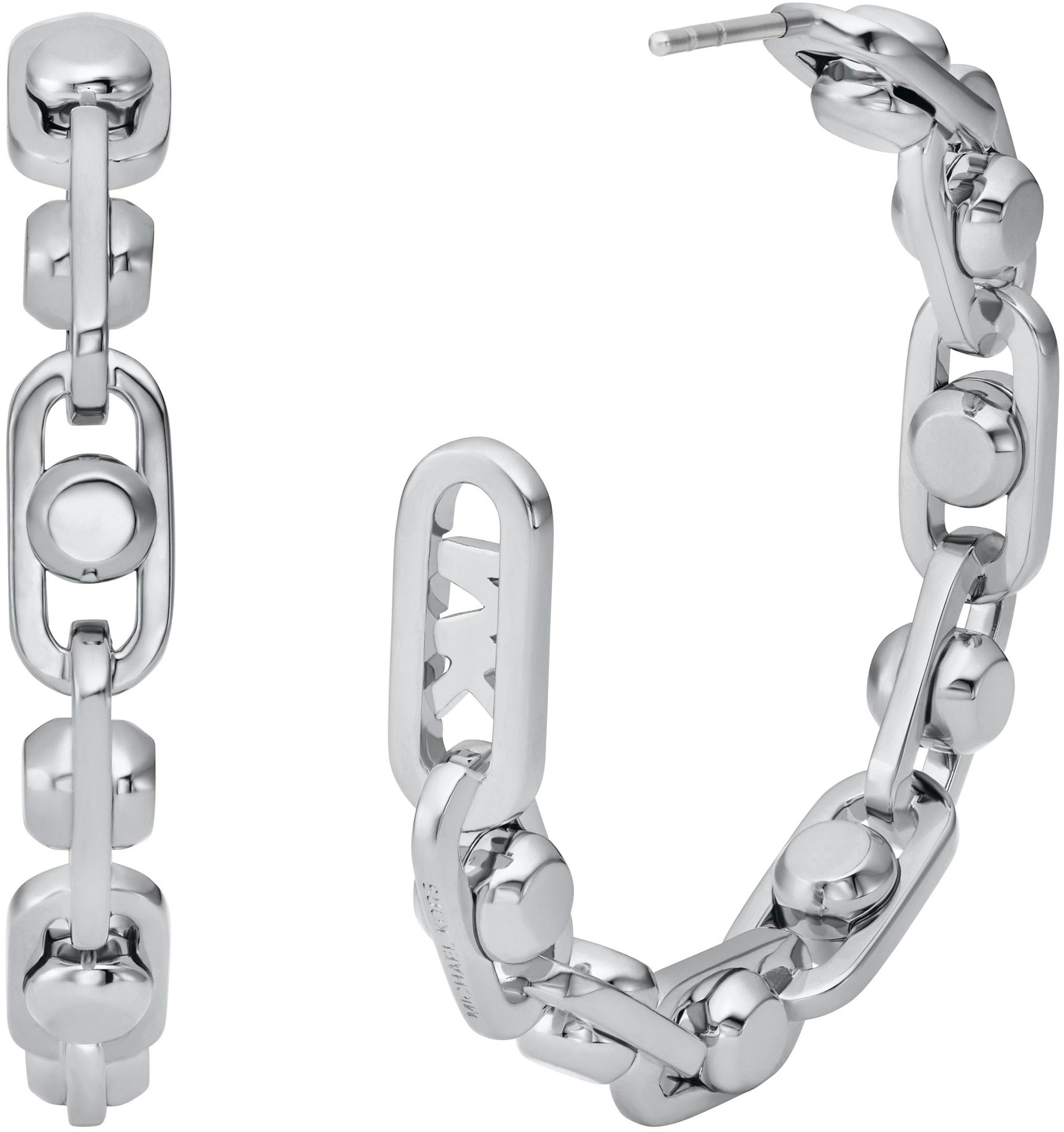 MICHAEL KORS Paar Creolen »Schmuck Geschenk Metall OHRRINGE ASTOR LINK, MKJ8358040, MKJ8358710«
