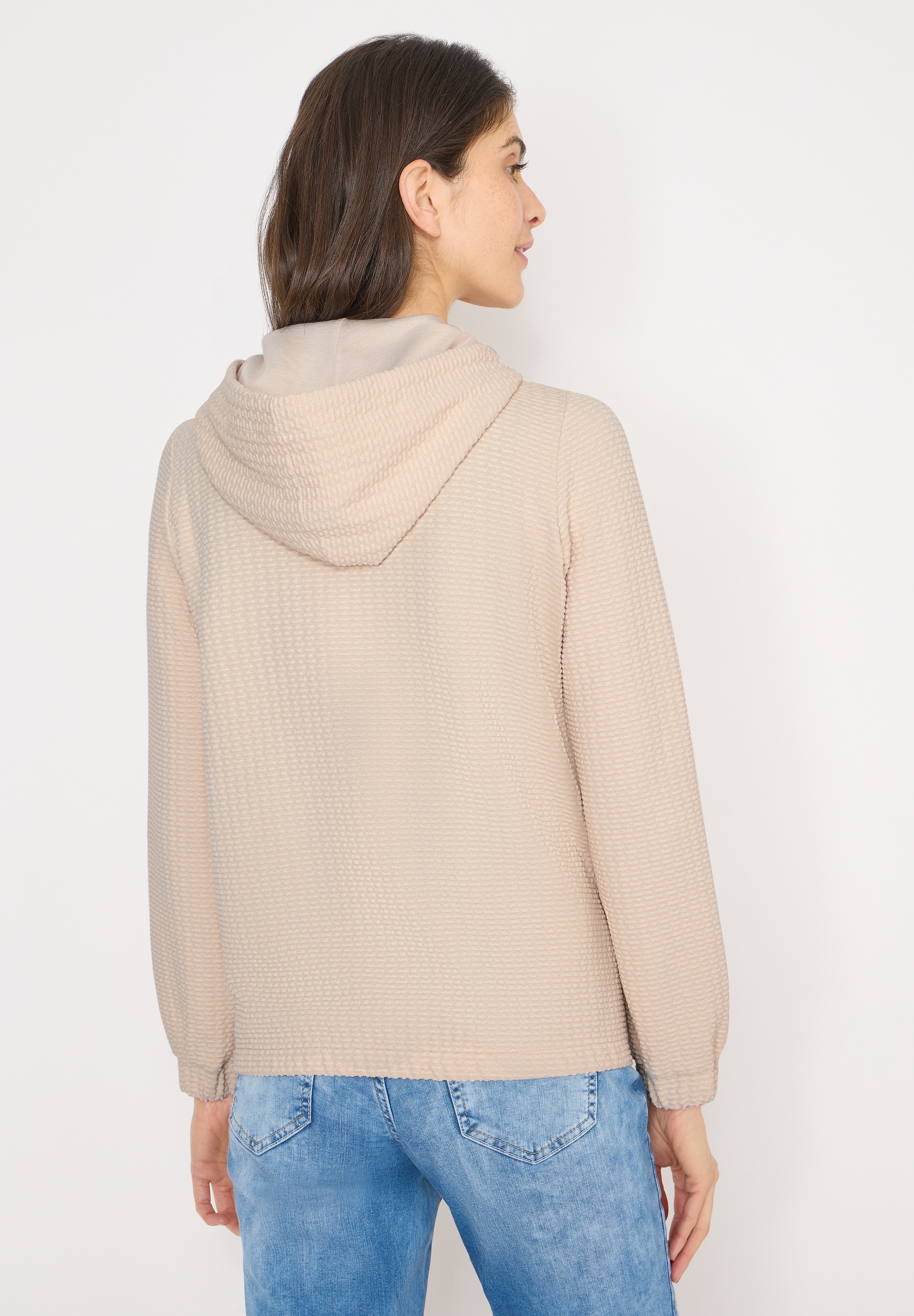 Cecil Sweatjacke mit Struktur-Muster günstig online kaufen