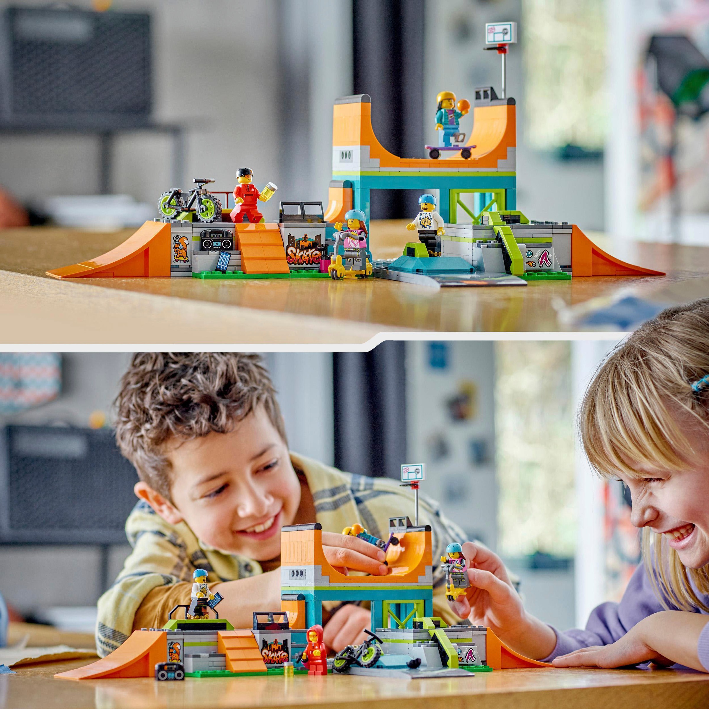 LEGO® Konstruktionsspielsteine »Skaterpark (60364), LEGO® City«, (454 St.), Made in Europe