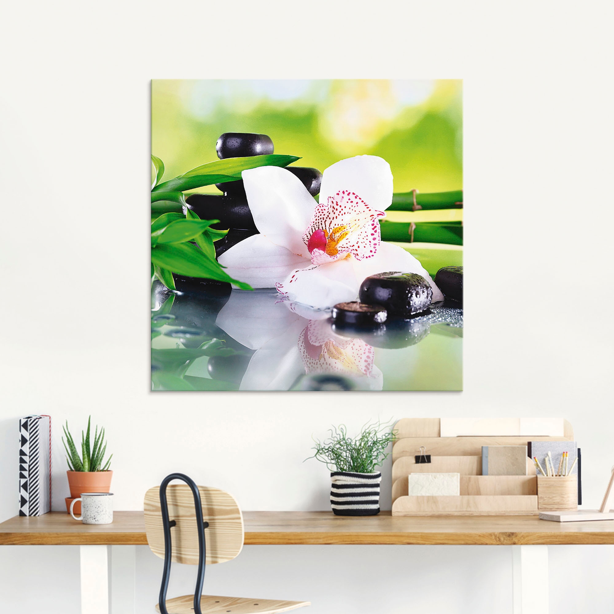 Artland "Spa Steine Bambus Zweige Orchidee" Zen 1 Stk. tlg. in verschiedene günstig online kaufen