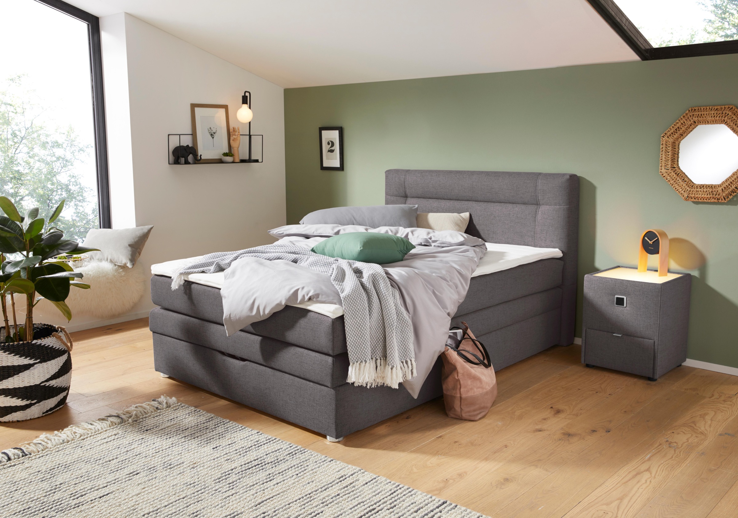 Jockenhöfer Gruppe Boxspringbett "Carmen" mit Bettkasten und Topper, erhält günstig online kaufen