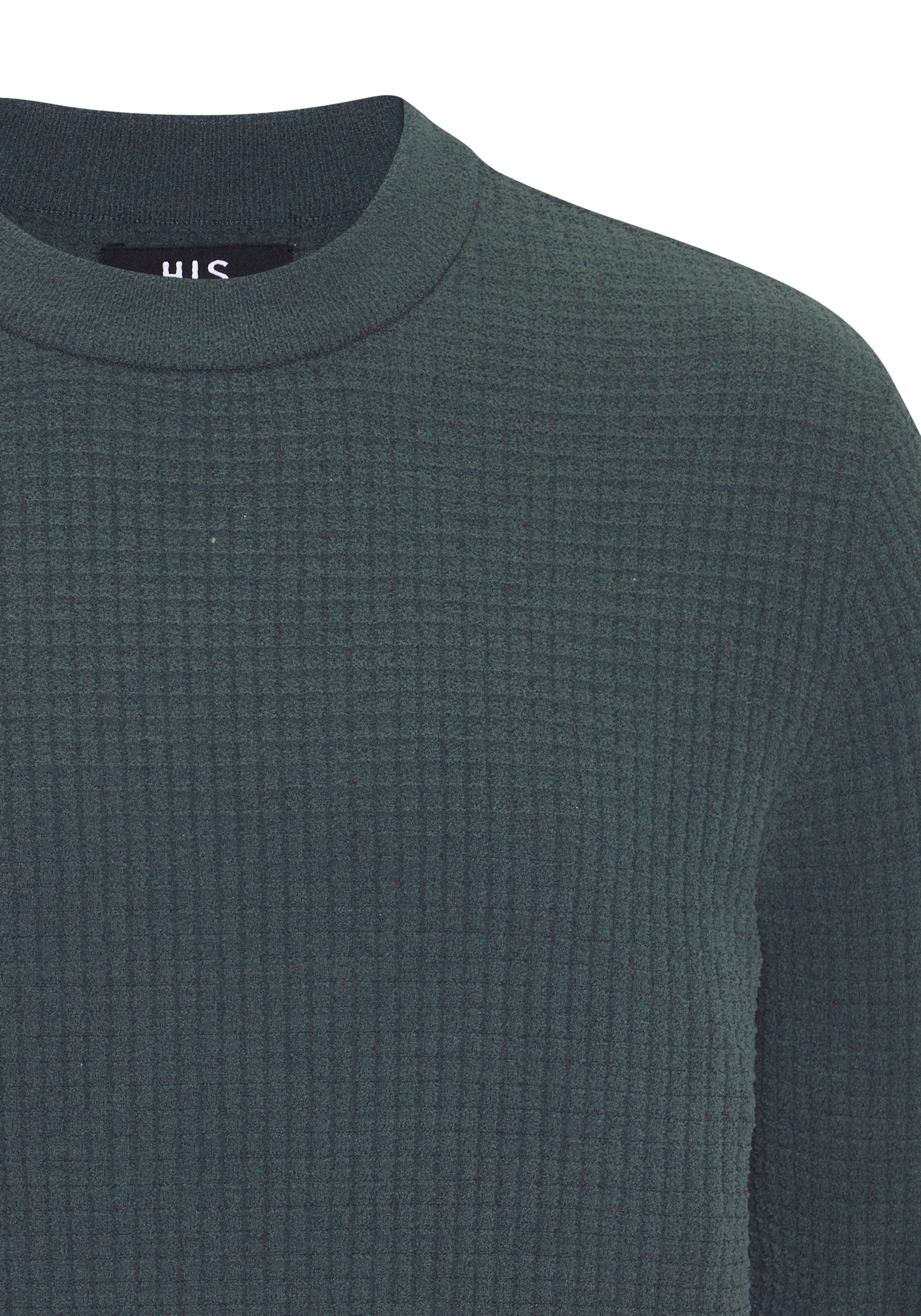 H.I.S Strickpullover », Pullover aus weicher Chenille« Waffeldesign aus besonders weicher Qualität
