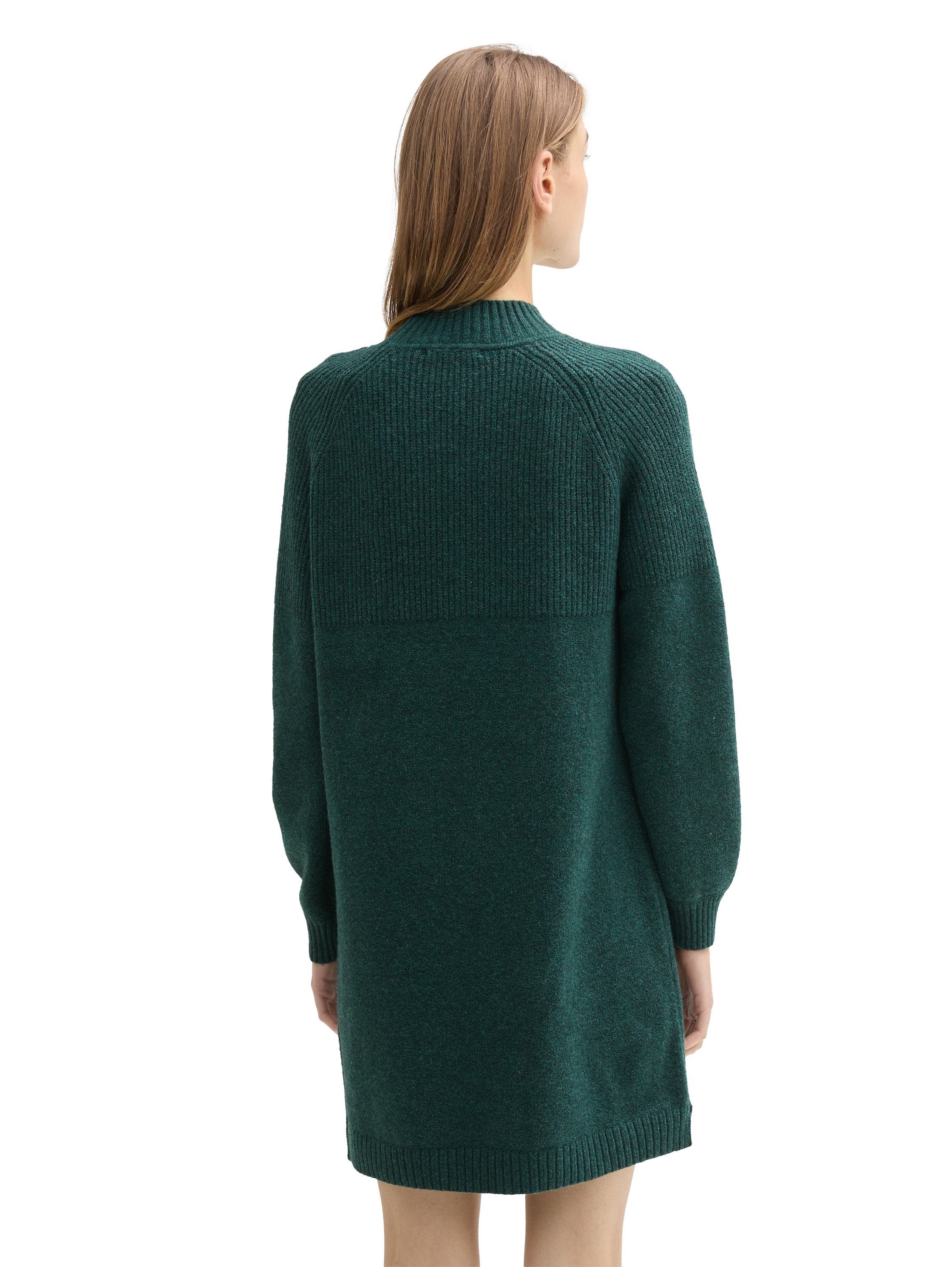 TOM TAILOR Denim Strickkleid Ohne Taschen mit Rippstruktur günstig online kaufen