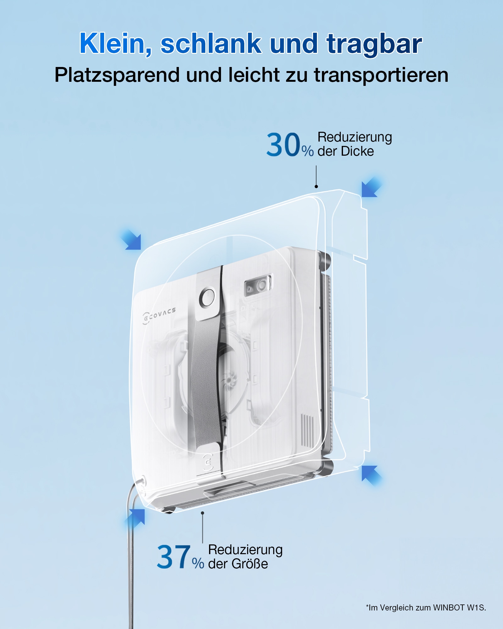 ECOVACS Fensterputzroboter »WINBOT MINI (Grau)«