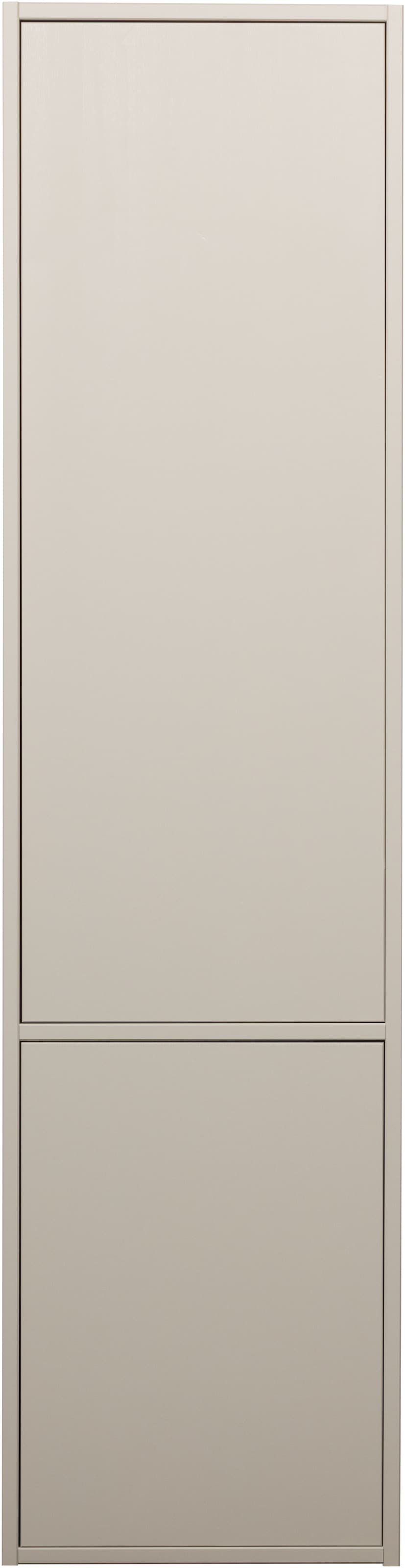 WOOOD Mehrzweckschrank »Meggy Kiefernholz Druckmechanismus, sichtbare Maserung 55x40x215 cm« Tragkraft 10 kg pro Boden, Tür beidseitig montierbar