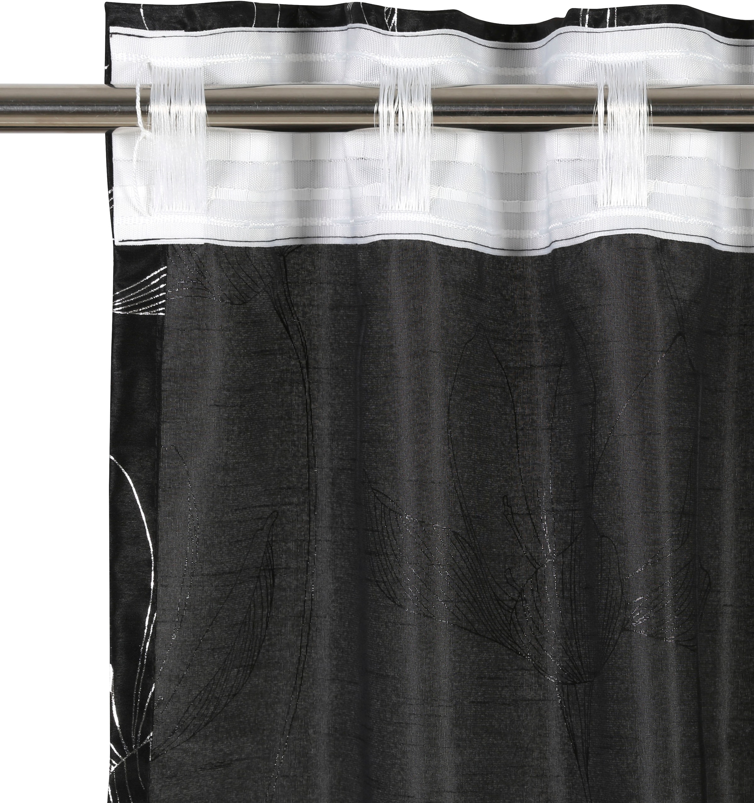 DELAVITA Vorhang »TRITON«, (1 St.), blickdicht, bedruckt, verschiedene  Größen | BAUR