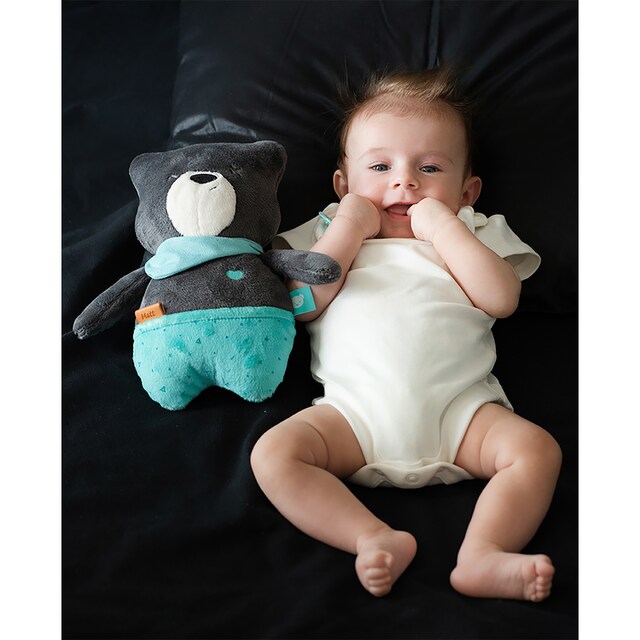 MyHummy TeddyBär "Lily" Baby Einschlafhilfe Plüsch Kuschel Tier mit App-Funktion 