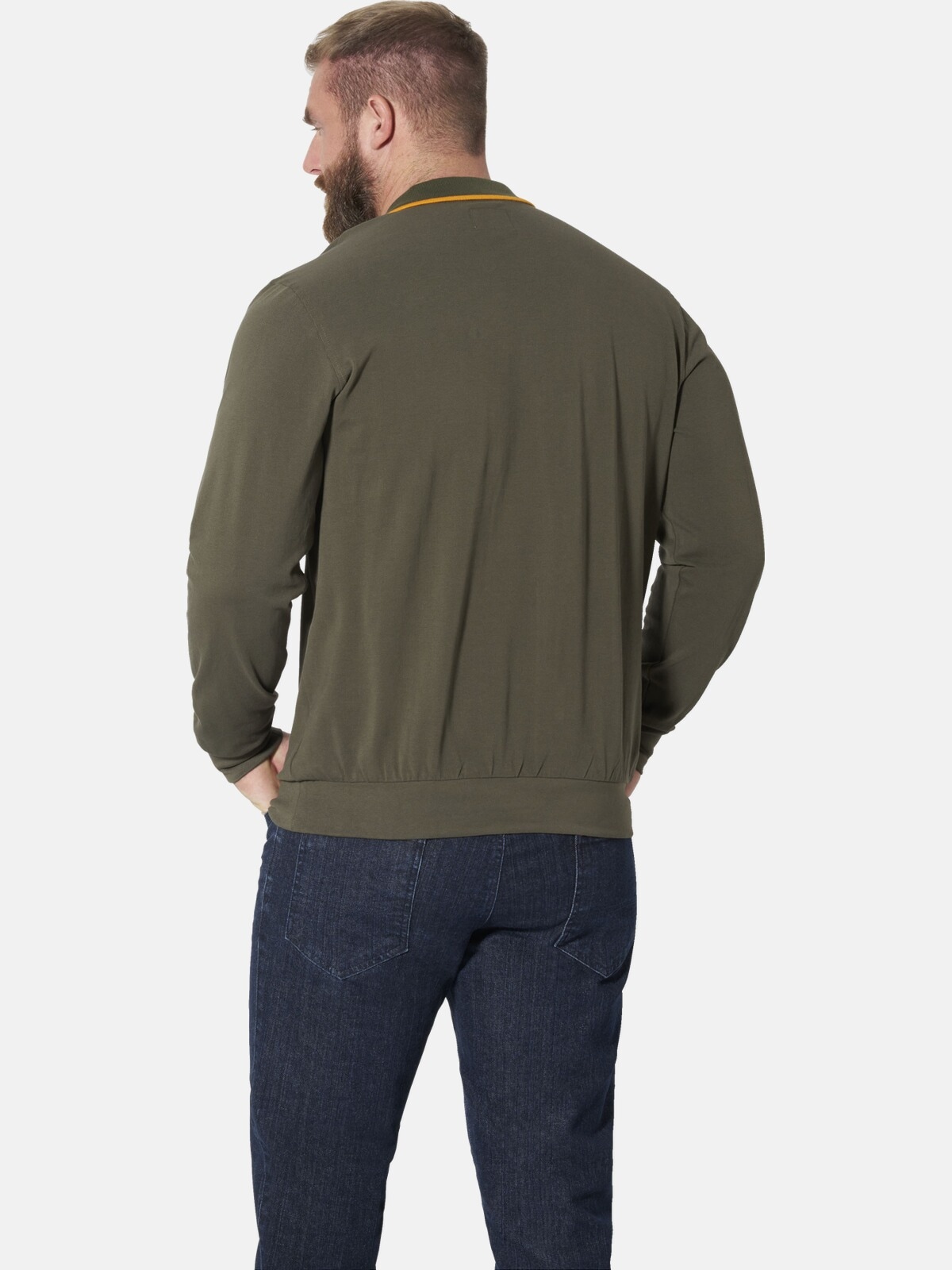 Jan Vanderstorm Langarm-Poloshirt »Langarm-Poloshirt LOKI«
