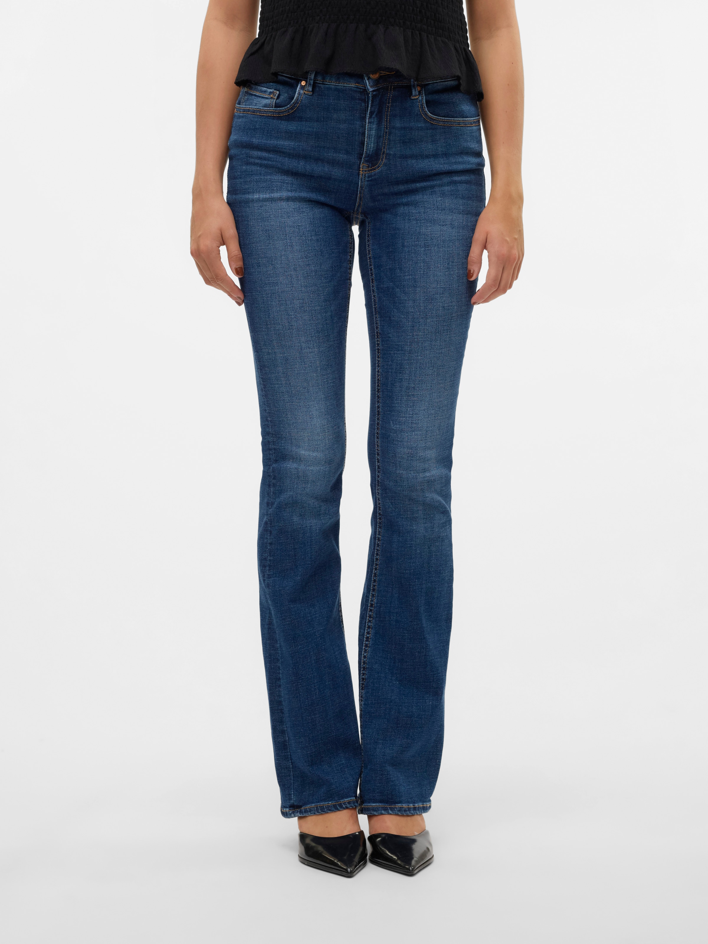 Vero Moda Bootcut-Jeans »VMFLASH MR FLARED JEANS LI3110 GA NOOS«