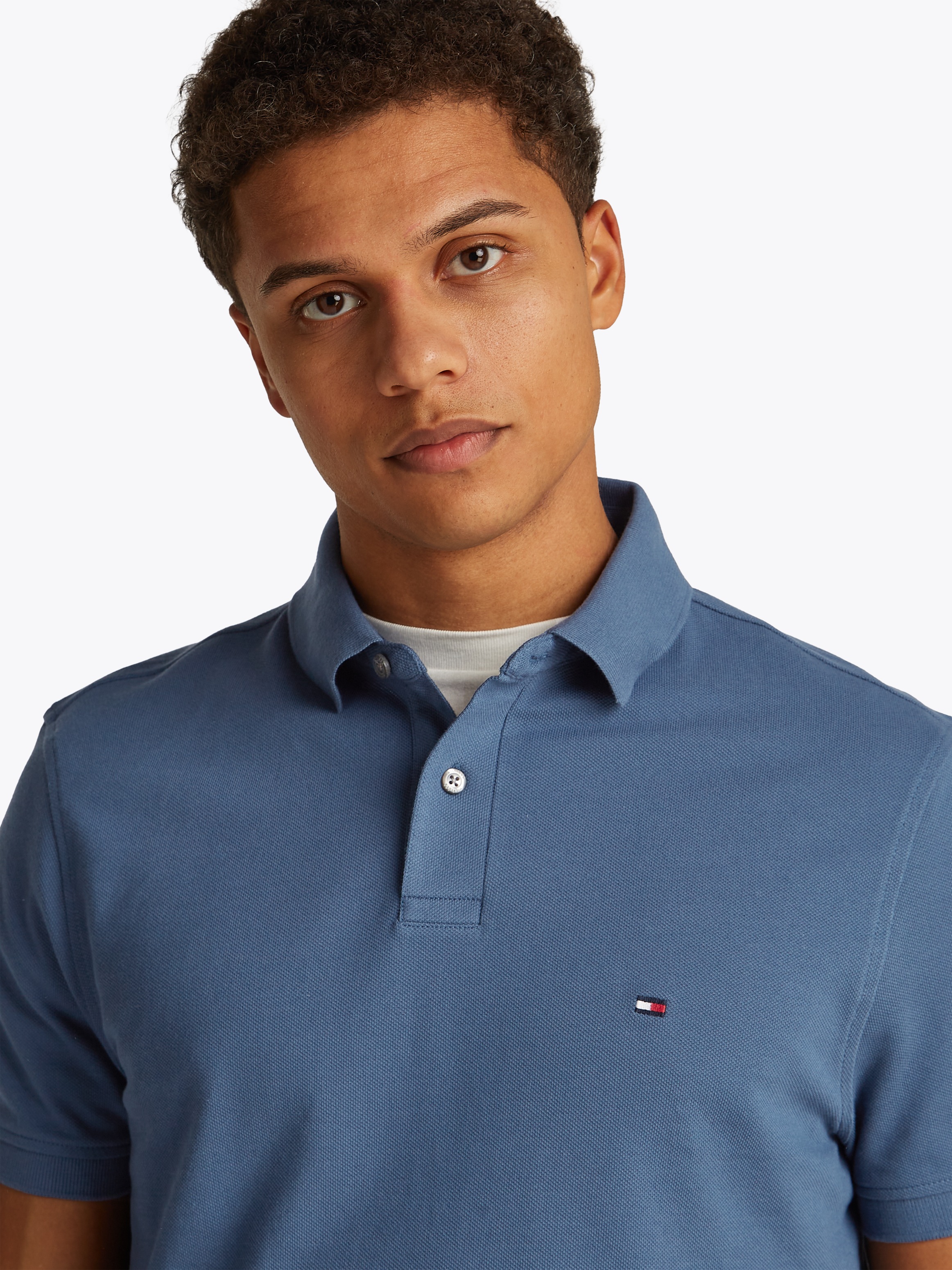 Tommy Hilfiger Poloshirt »1985 REGULAR POLO«, mit Tommy Hilfiger Kontraststreifen innen am Kragen