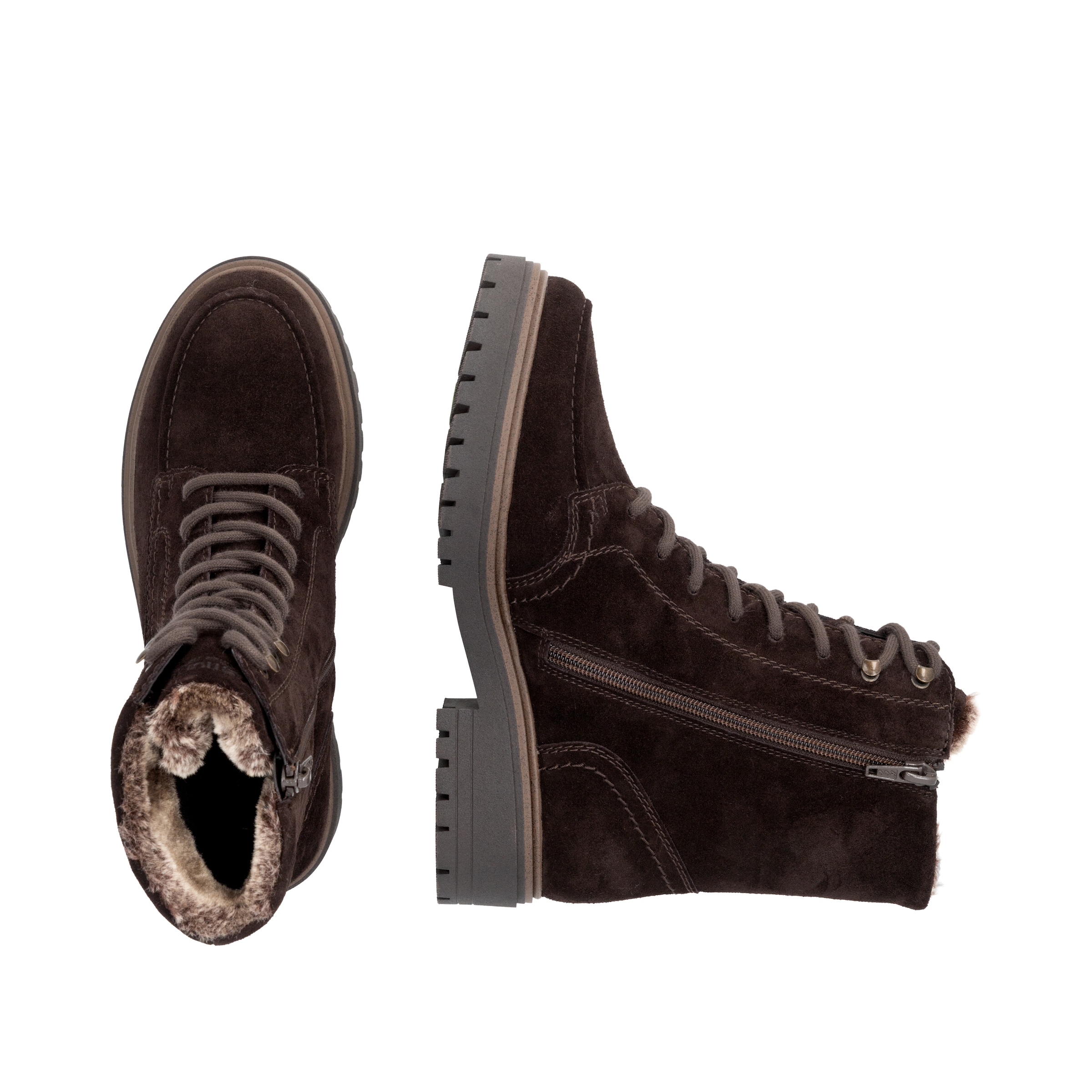 Remonte Winterboots  Schnürboots, Winterstiefelette mit Lammwollfutter, TEX-Membrane