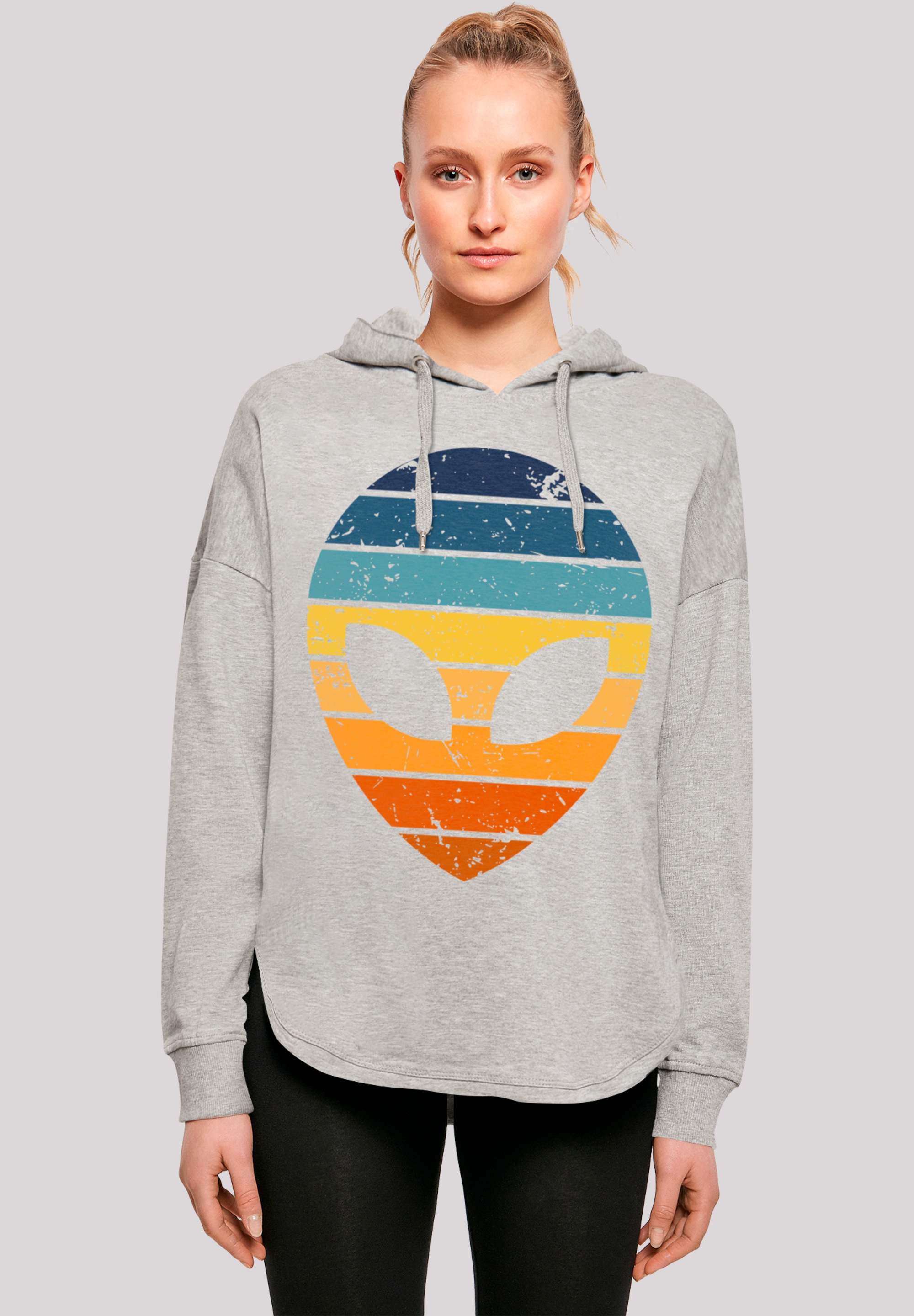 F4NT4STIC Kapuzenpullover "Alien Sonnenuntergang Retro" Premium Qualität günstig online kaufen