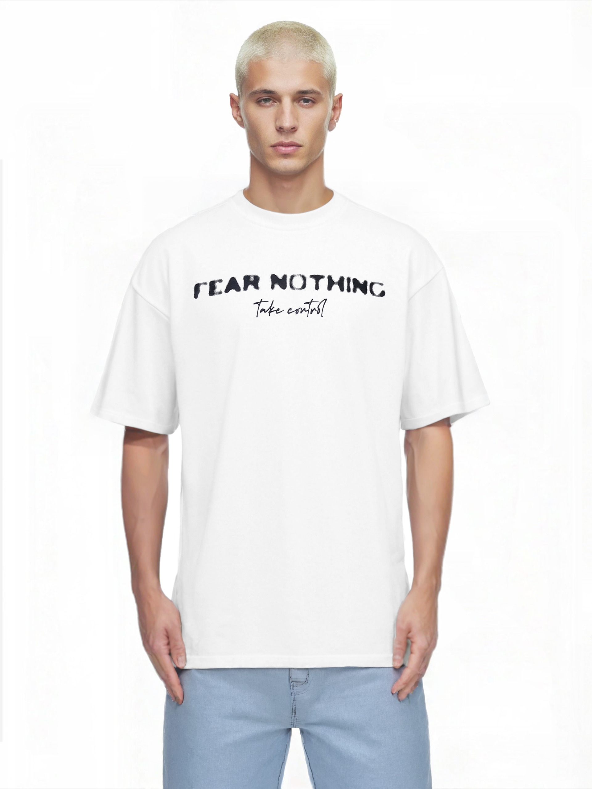 trueprodigy Oversize-Shirt "Noa Logo Print Oversized Rundhals"