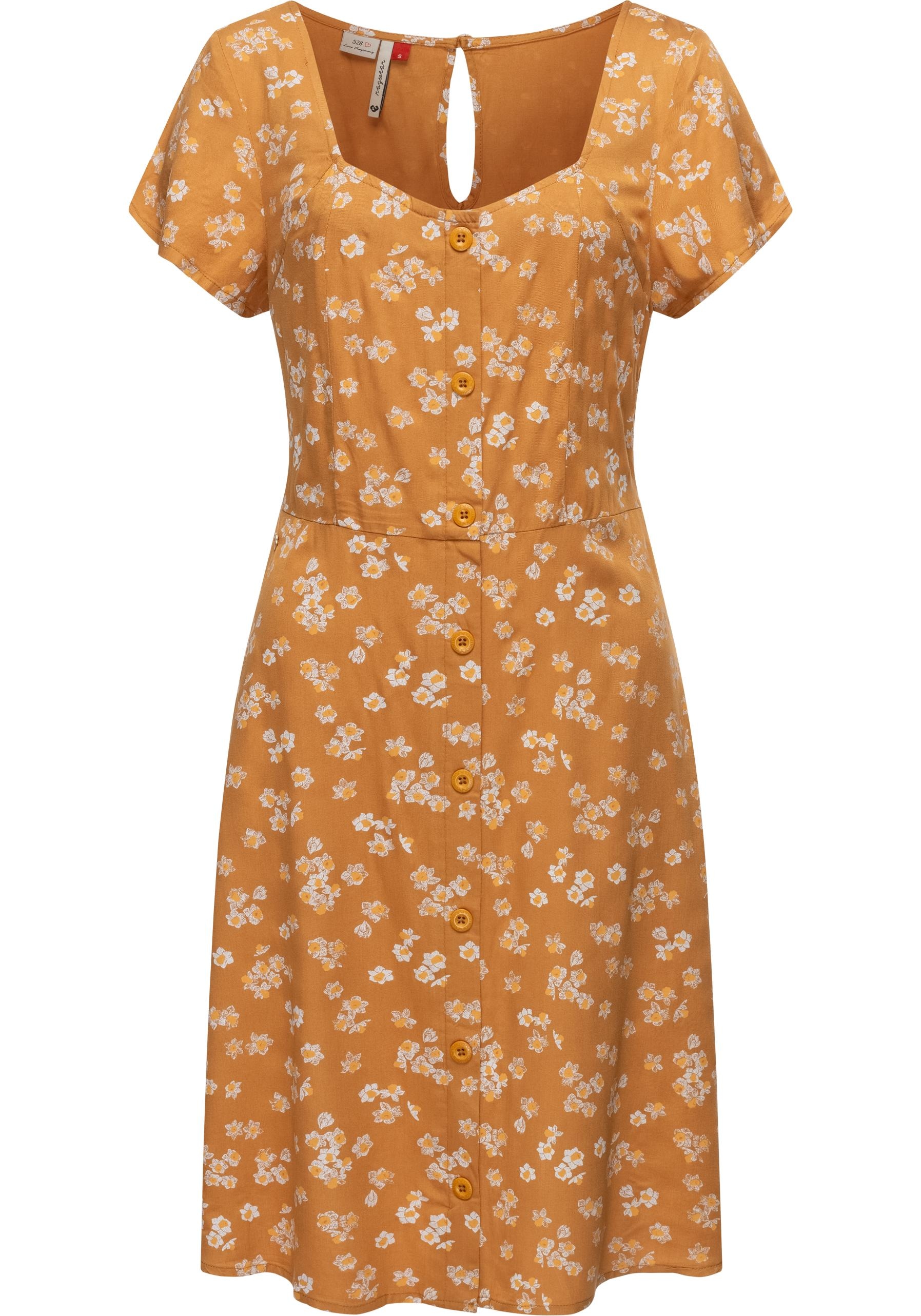 Ragwear Blusenkleid »Anerley«, stylisches Sommerkleid mit Allover Print