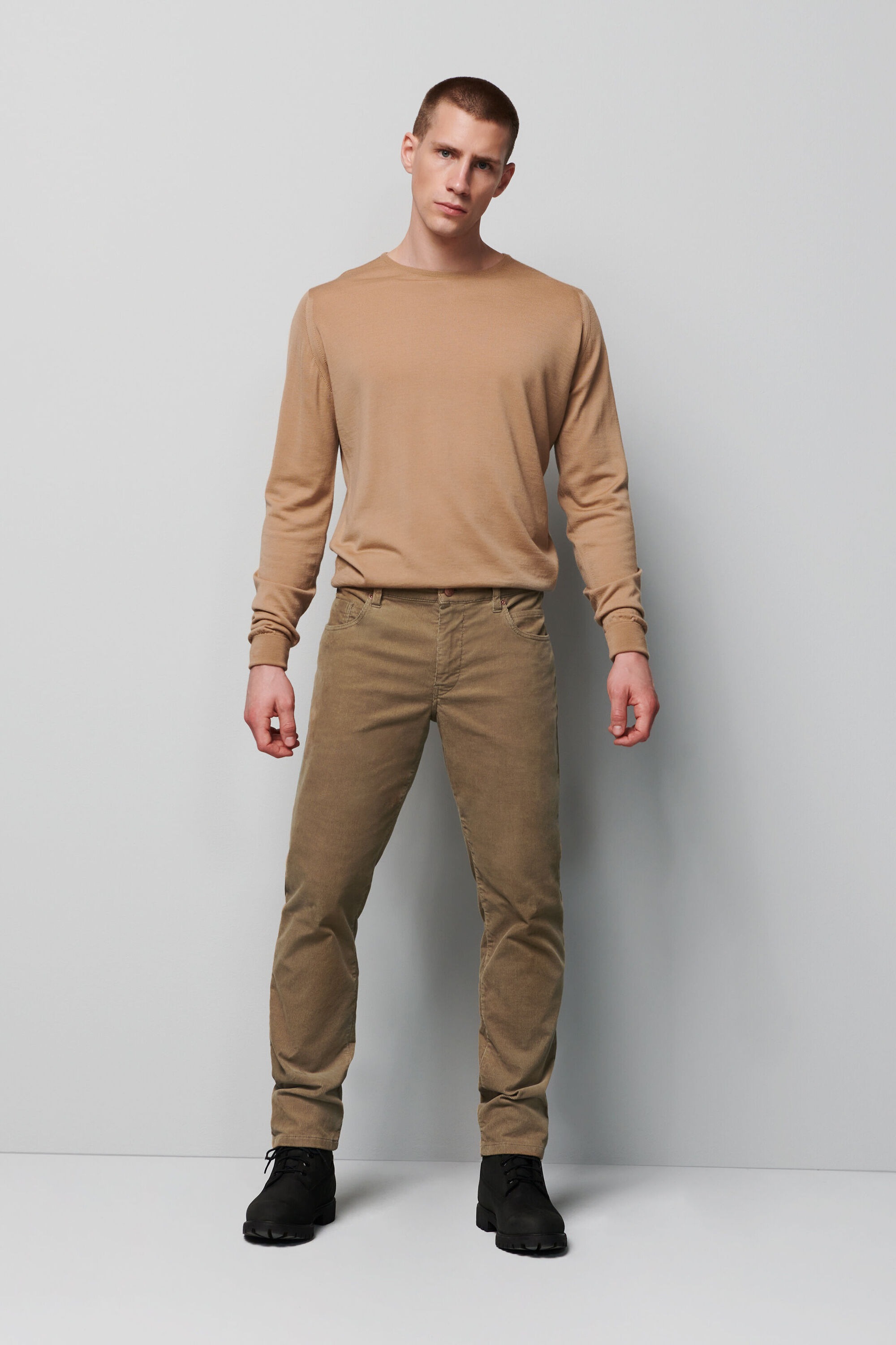 MEYER Cordhose »Five-Pocket-Hose«, im unifarbenen Design