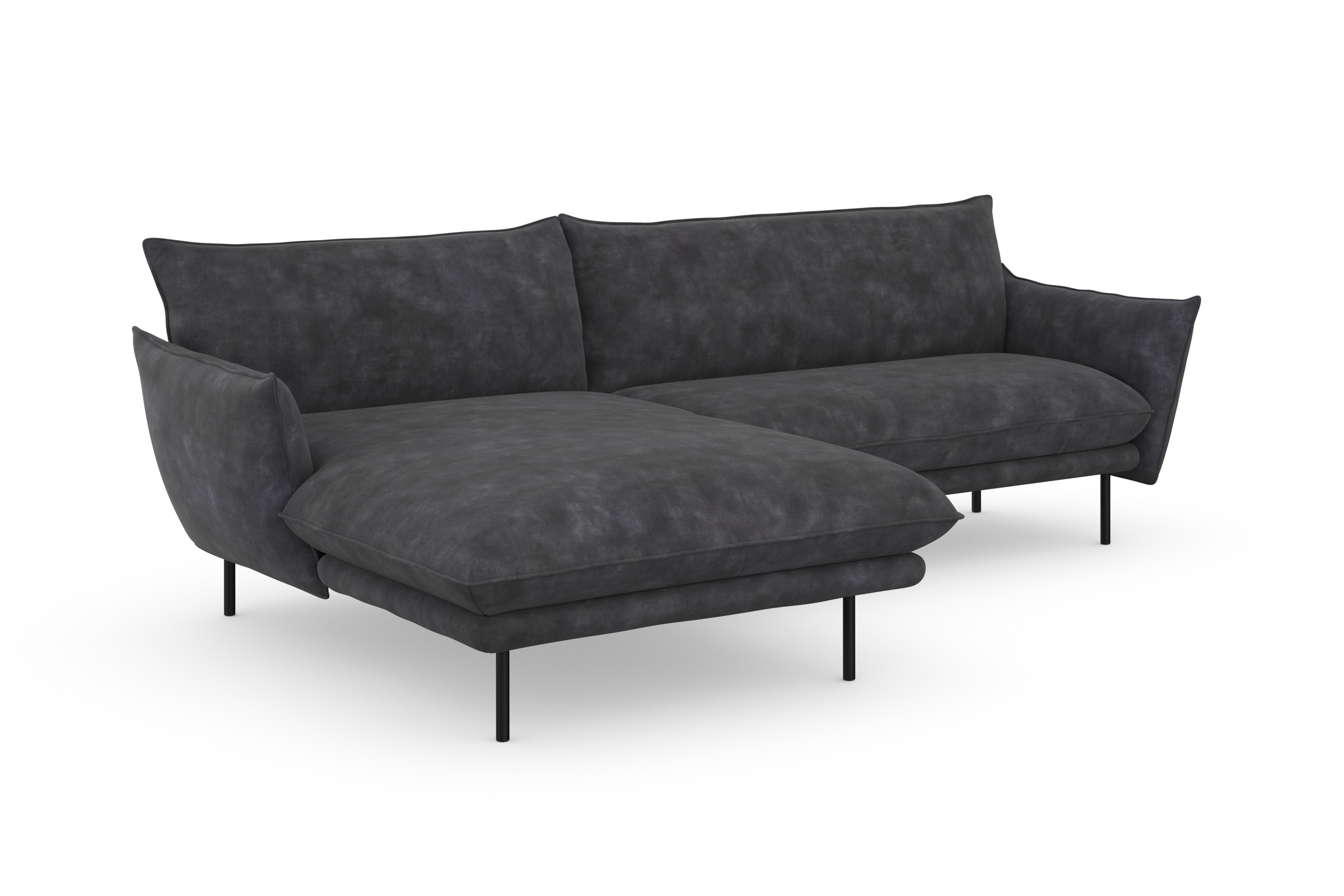 andas Ecksofa »Stine L-Form«, Besonderes Design durch Kissenoptik und Keder, by Morten Georgsen
