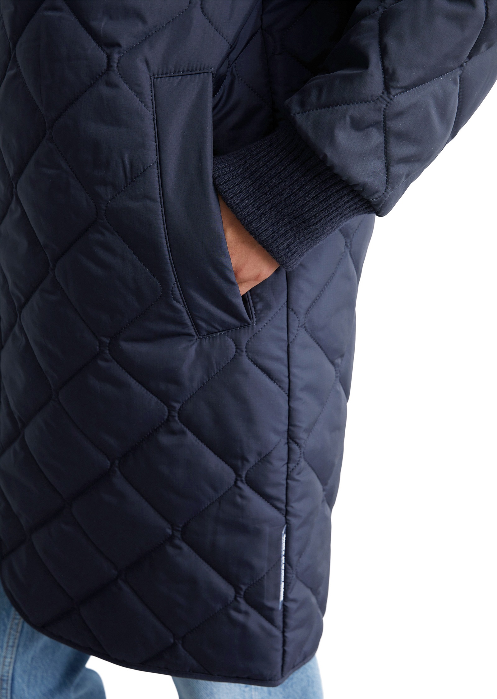 Marc O'Polo DENIM Steppmantel »aus wasserabweisendem Ripstop«