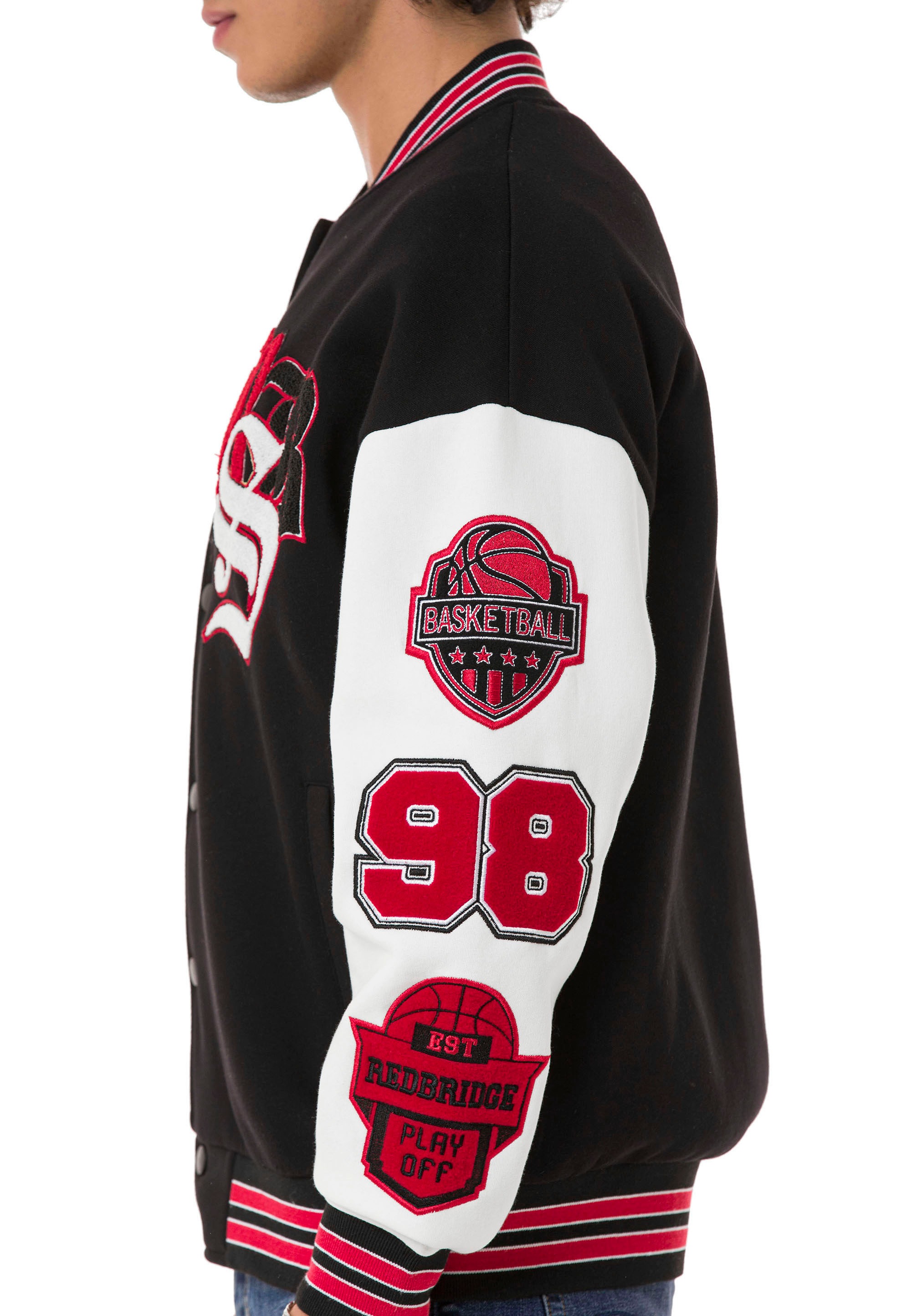 RedBridge Collegejacke »Einburgendanganeda«, mit fein gearbeiteten Patches