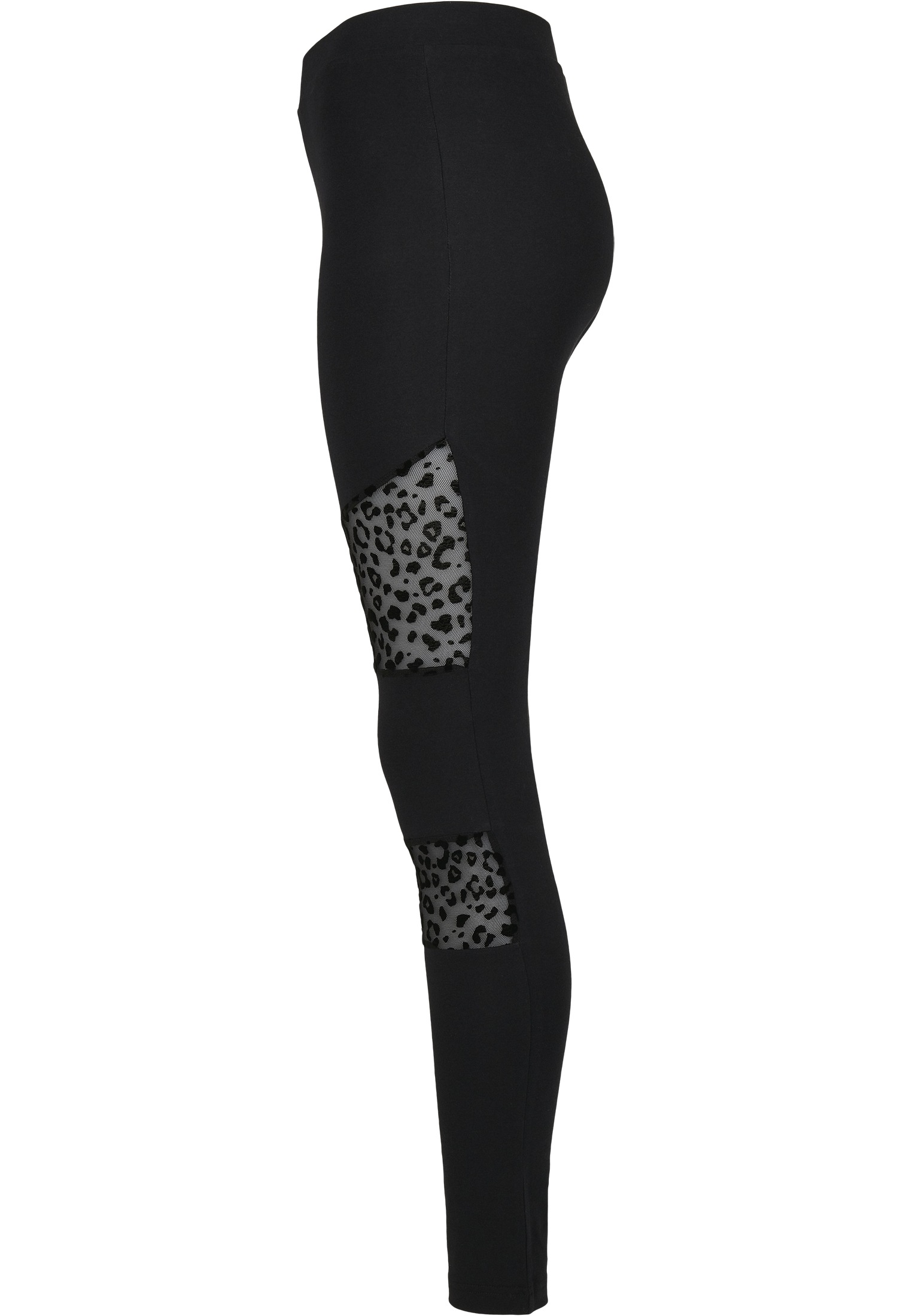 URBAN CLASSICS Leggings »Urban Classics Damen Ladies Flock Lace Inset Leggings«, (1 tlg.)