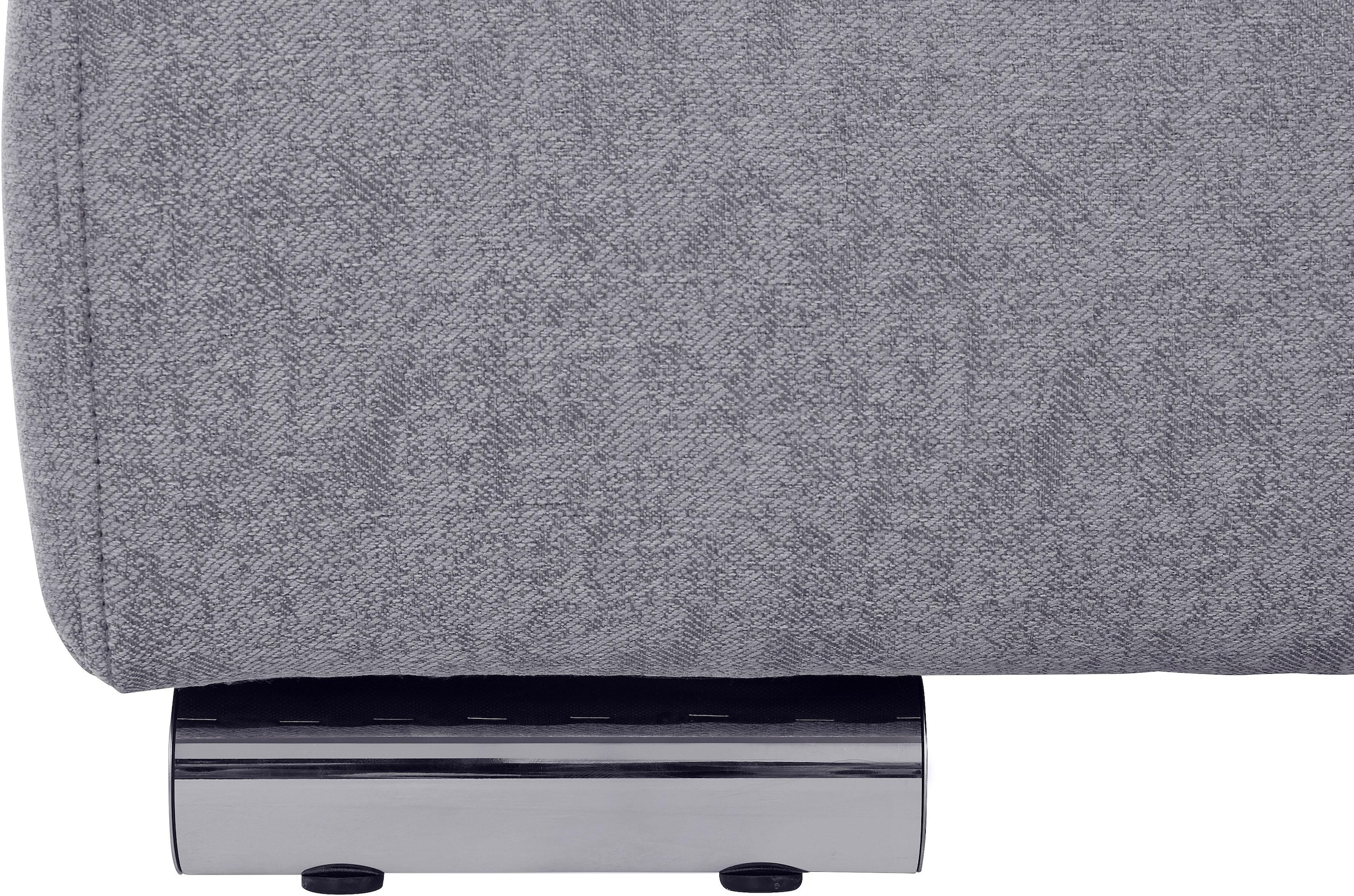 DOMO collection Ecksofa »Aversa, moderne Steppung im Sitz und Rücken, geschwungene Armlehnen,«, L-Form, wahlweise mit Bettfunktion