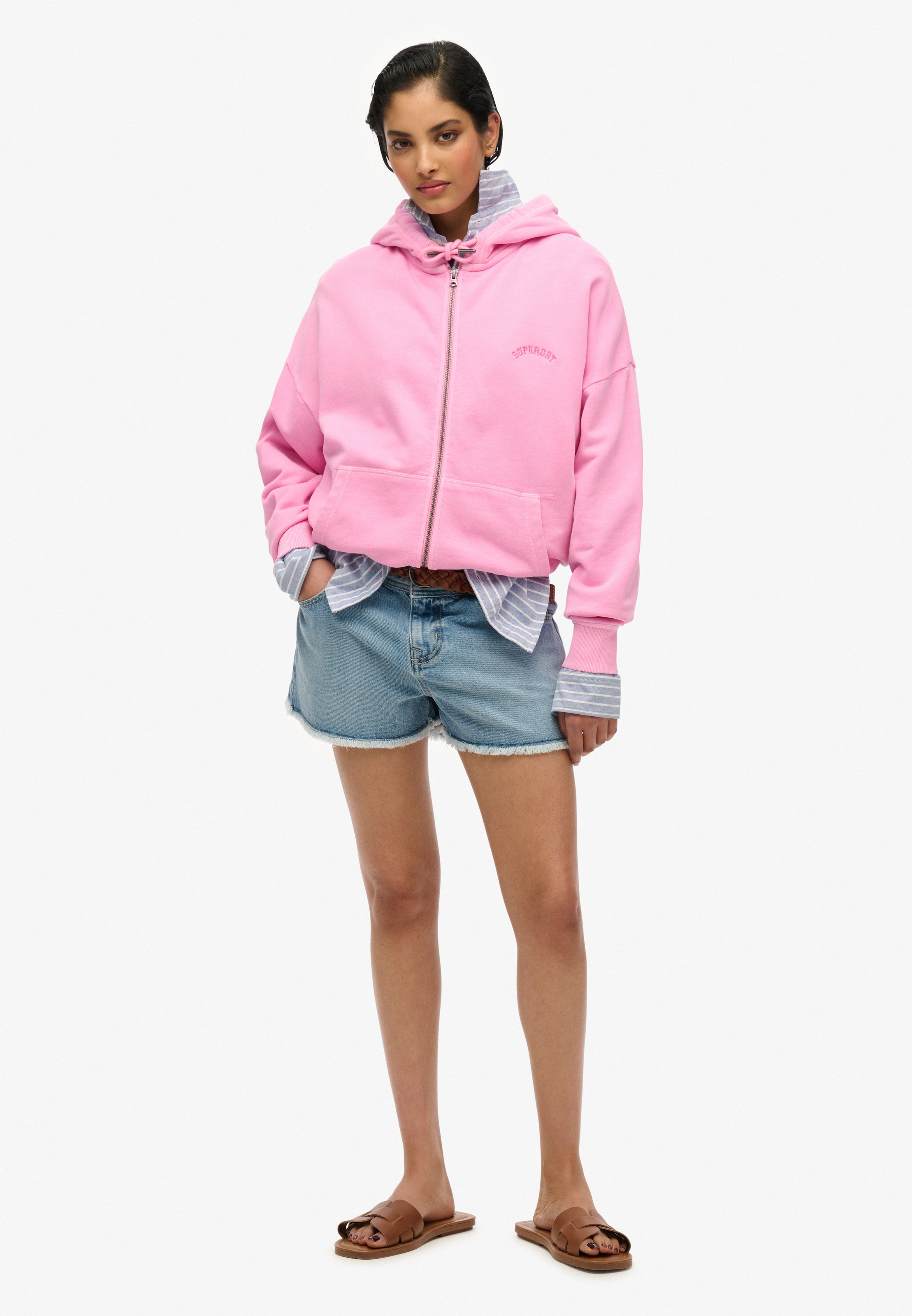 Superdry Kapuzensweatjacke »ESSENTIAL LOGO GD ZH«