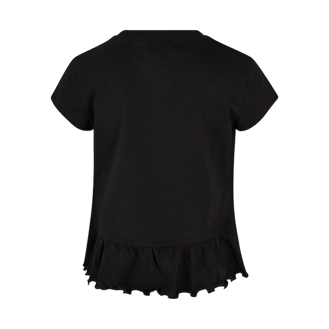 URBAN CLASSICS Kurzarmshirt »Kinder Girls Organic Volant Tee«, (1 tlg.)  online kaufen | BAUR