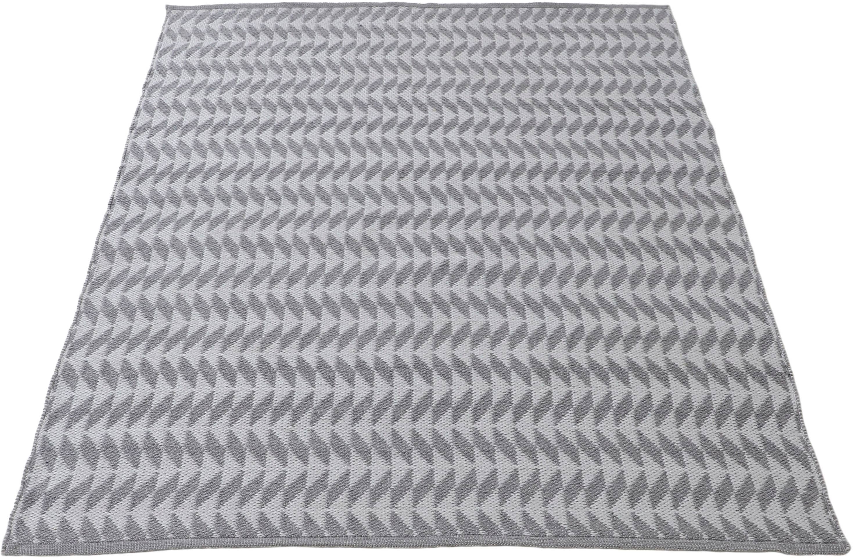 carpetfine Teppich "Frida 203" rechteckig 7 mm Höhe Wendeteppich, 100% recy günstig online kaufen