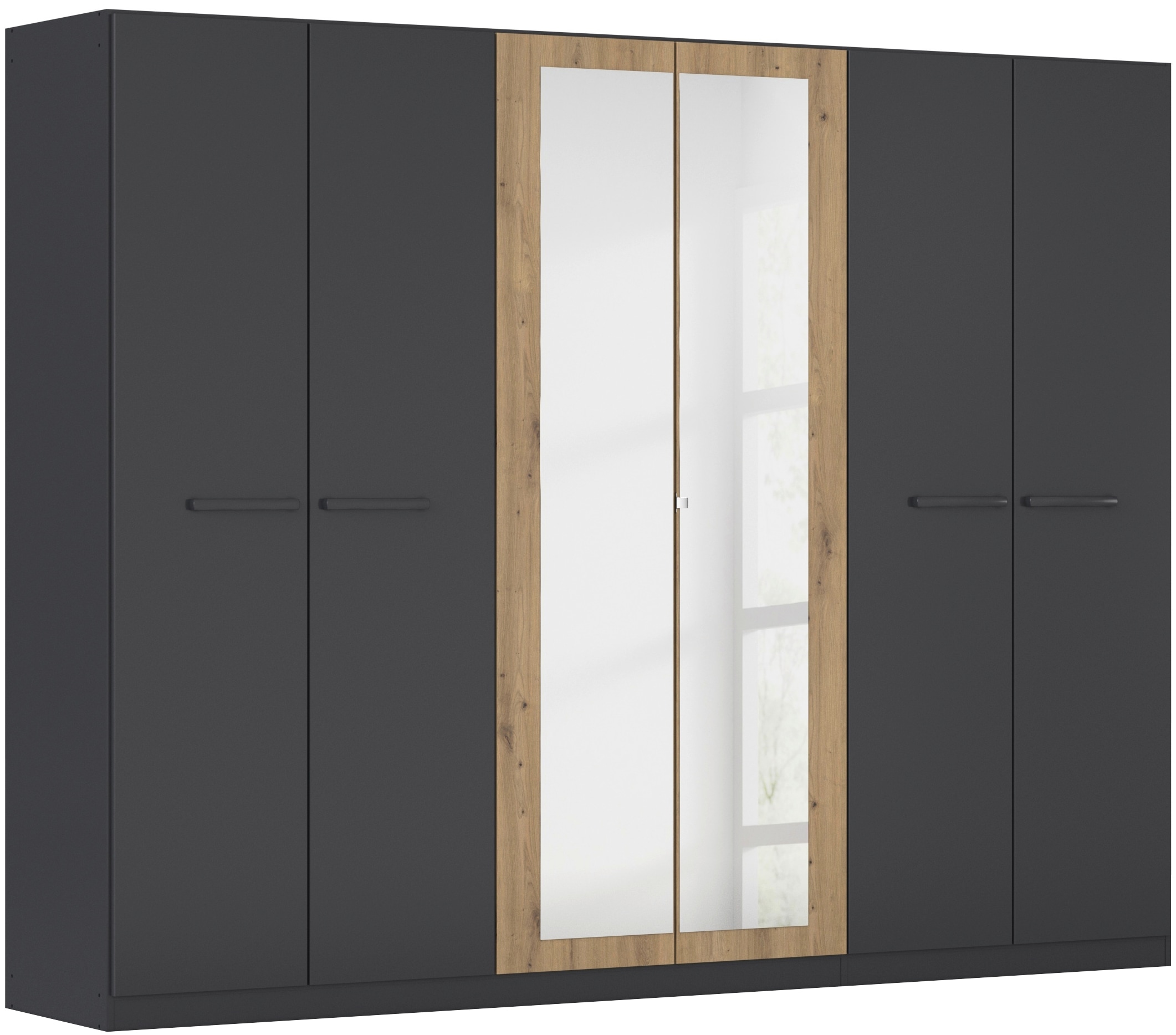 OTTO home Kleiderschrank "Mehrzweckschrank Aktenschrank Möbel Mietswohnung Schlafzimmer MODI" erhältlich in Breiten 91/136/181/226/271 cm, Höhe 210 cm, in angesagten Farbkombinationen, optional mit Spiegel MADE IN GERMANY