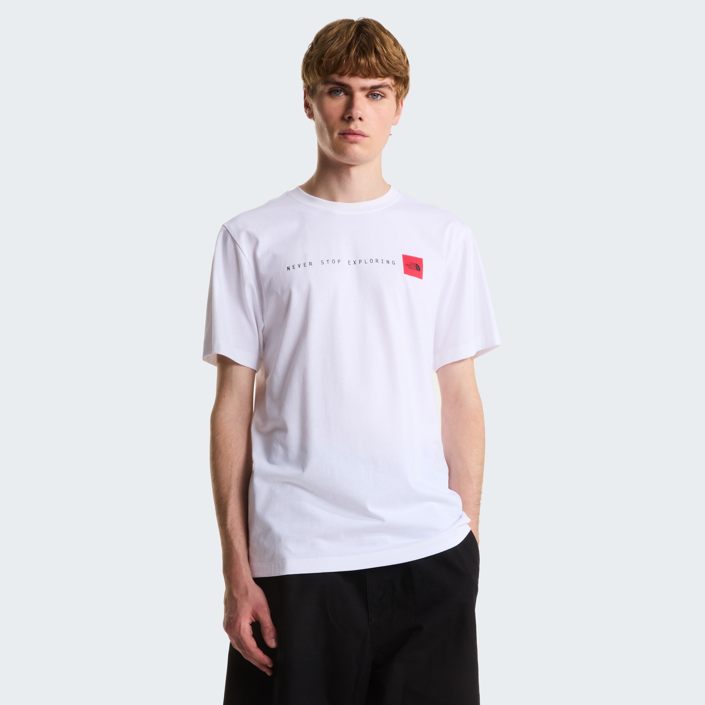 The North Face T-Shirt "M NEVER STOP EXPLORING REGULAR SHORT SLEEVE TEE-GRA günstig online kaufen