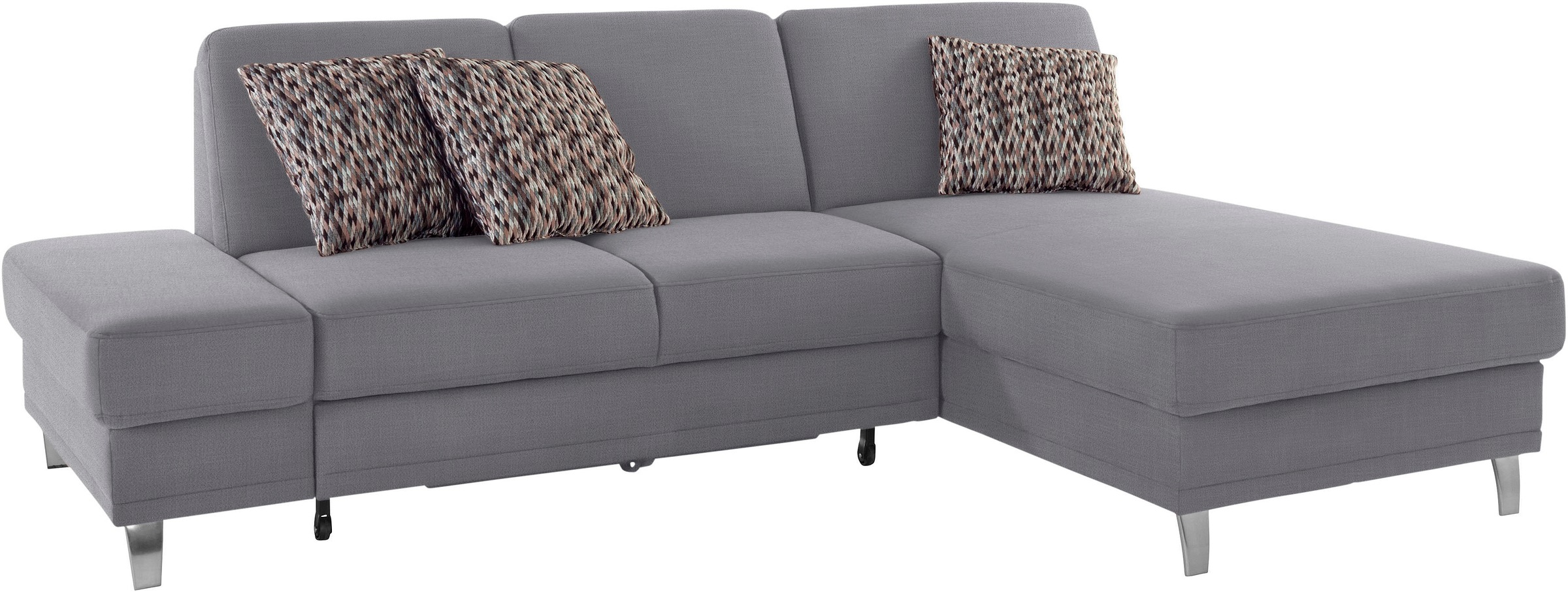 Thumbnail - sit&more Ecksofa "Clio L-Form" wahlweise mit Bettfunktion oder Vorziehsitz und Bettkasten, Federkern