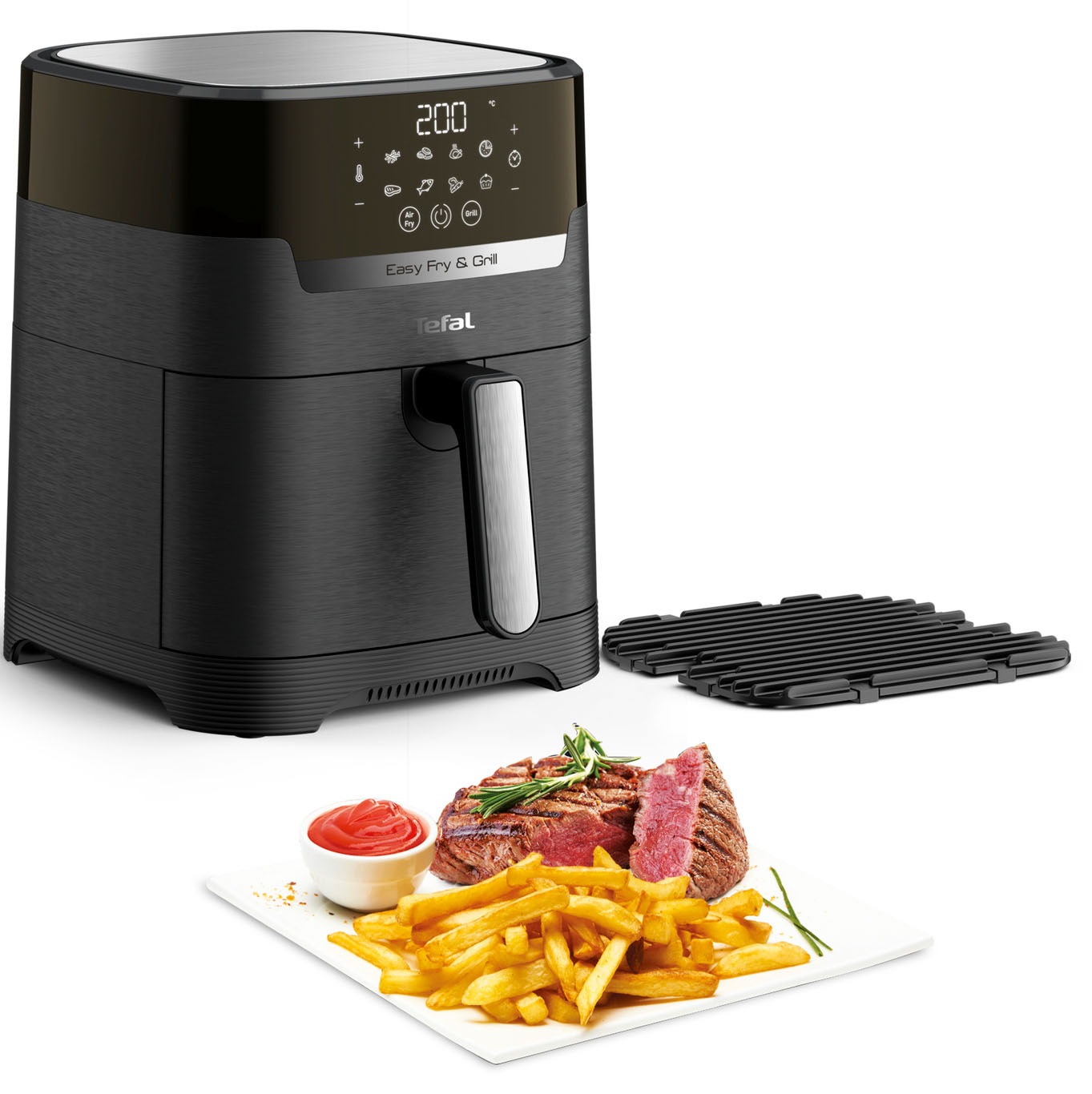 Tefal Heißluftfritteuse "Easy Fry & Grill Precision" 1550 W XL Kapazität, 8 günstig online kaufen