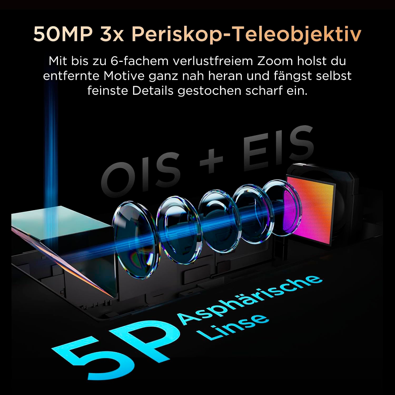 TCL Smartphone »P80 Ultra 512GB« sunit gold