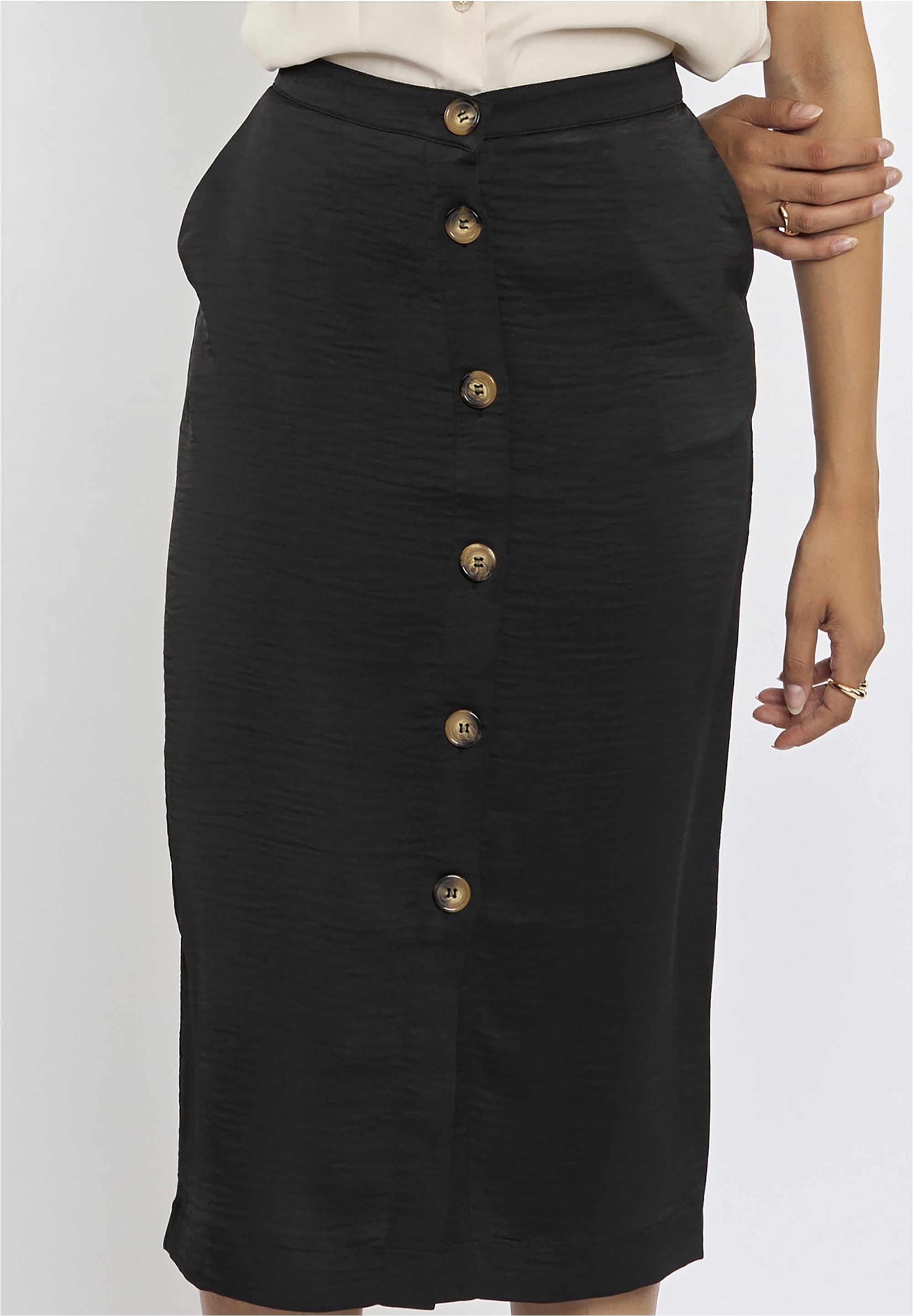 freshlions Sommerrock "Liora", 1 Stk. mit Knopfleiste auf der Front günstig online kaufen