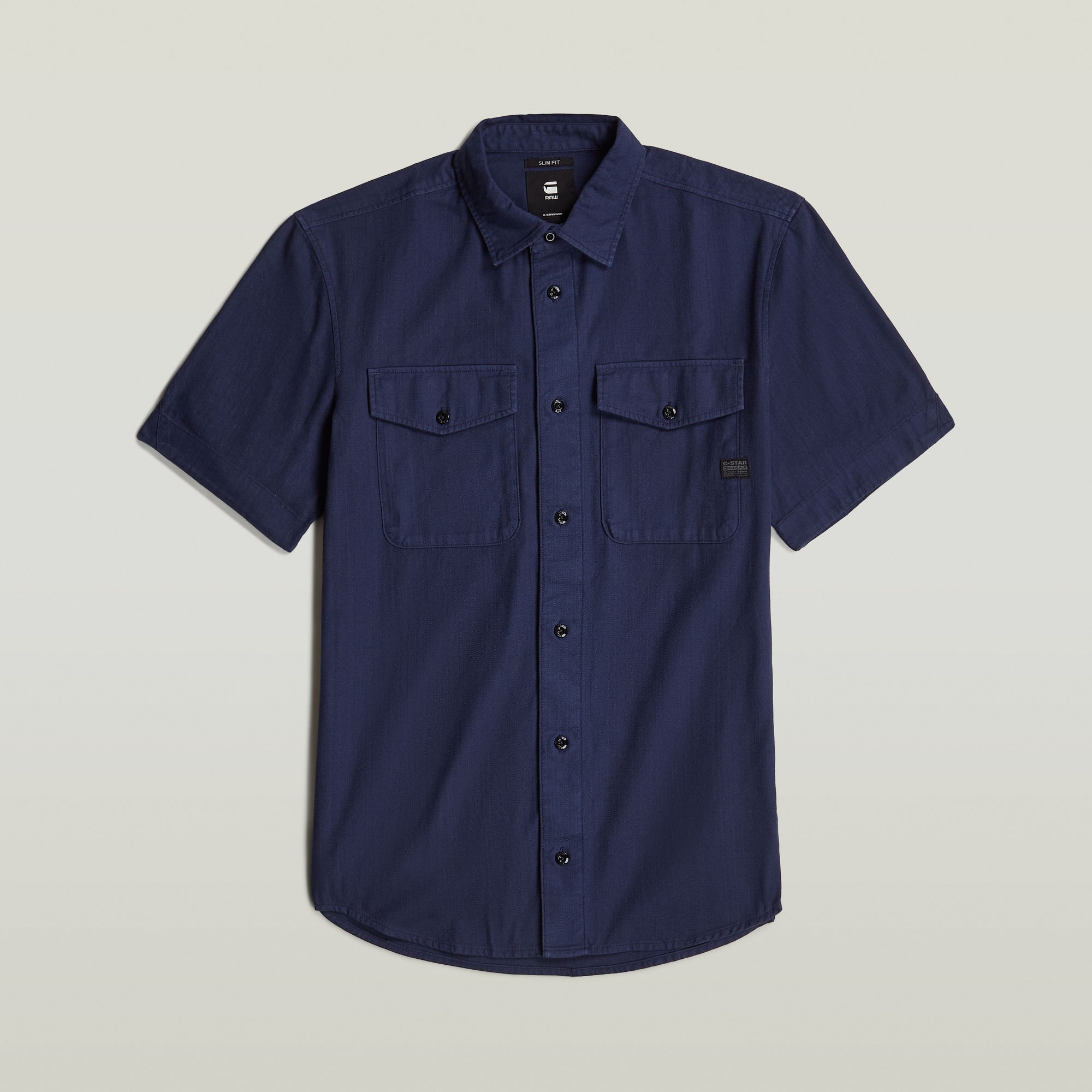 G-STAR Kurzarmhemd »Marine Slim Shirt«, mit aufgesetzten Taschen