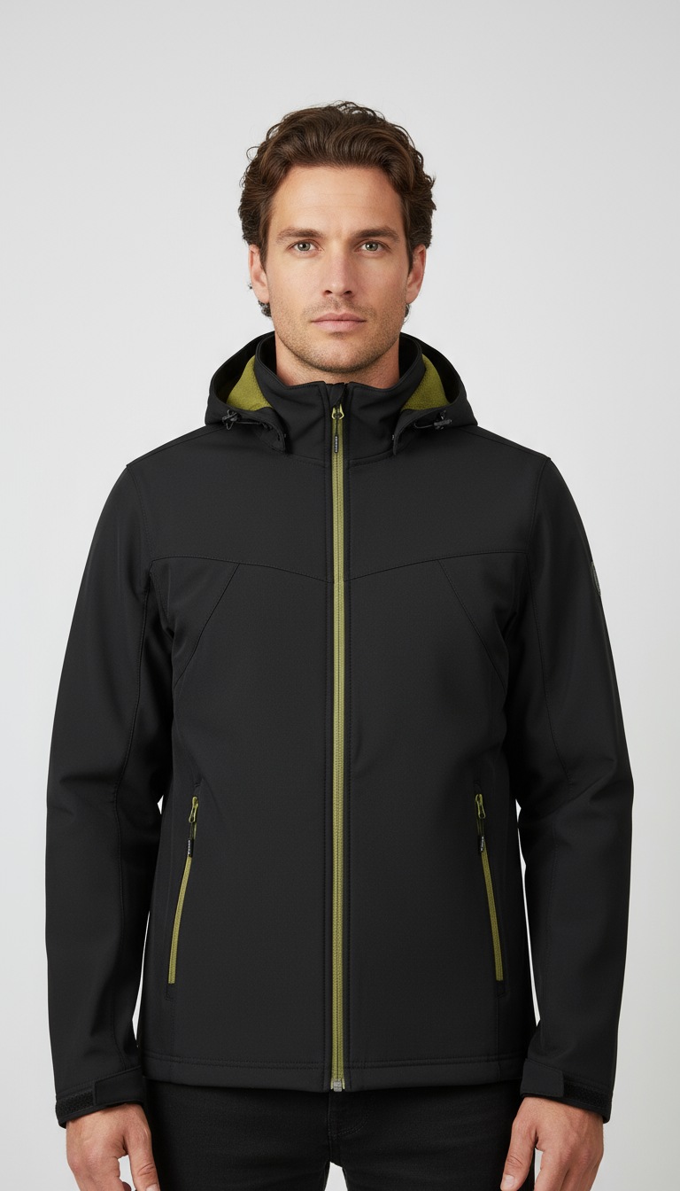 Icepeak Softshelljacke "BRIMFIELD" 1 Stk. tlg. mit Kapuze günstig online kaufen