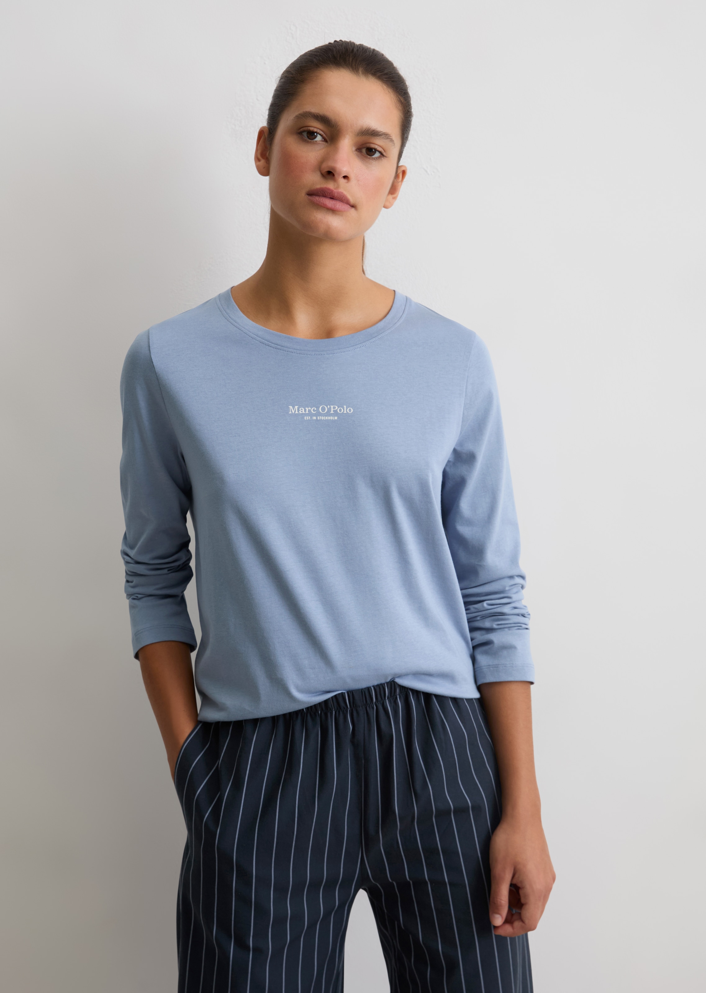 Marc OPolo Langarmshirt "Mix N Match Cotton", Baumwolle, weich, atmungsakti günstig online kaufen